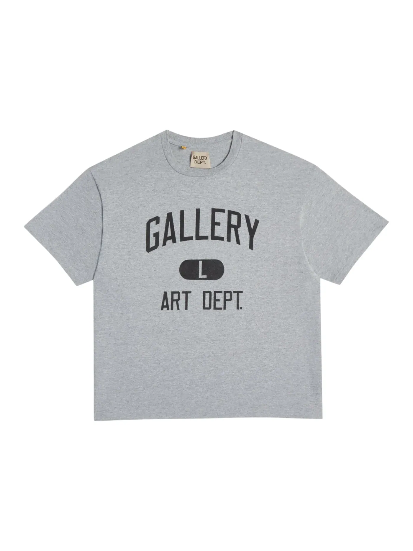 Мужская футболка с принтом Gallery Dept. Tee — изображение 1 из 1, серый/черный
