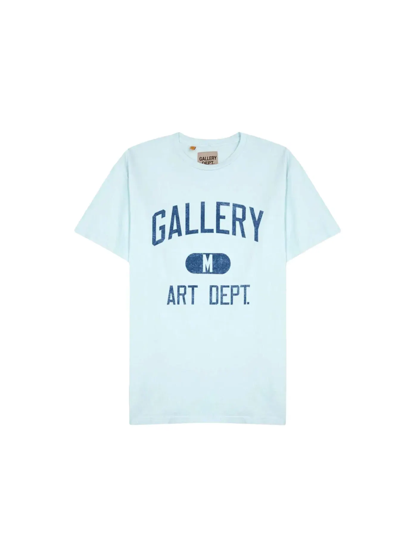 Мужская футболка с принтом Gallery Dept. Tee — изображение 1 из 1, светлый синий