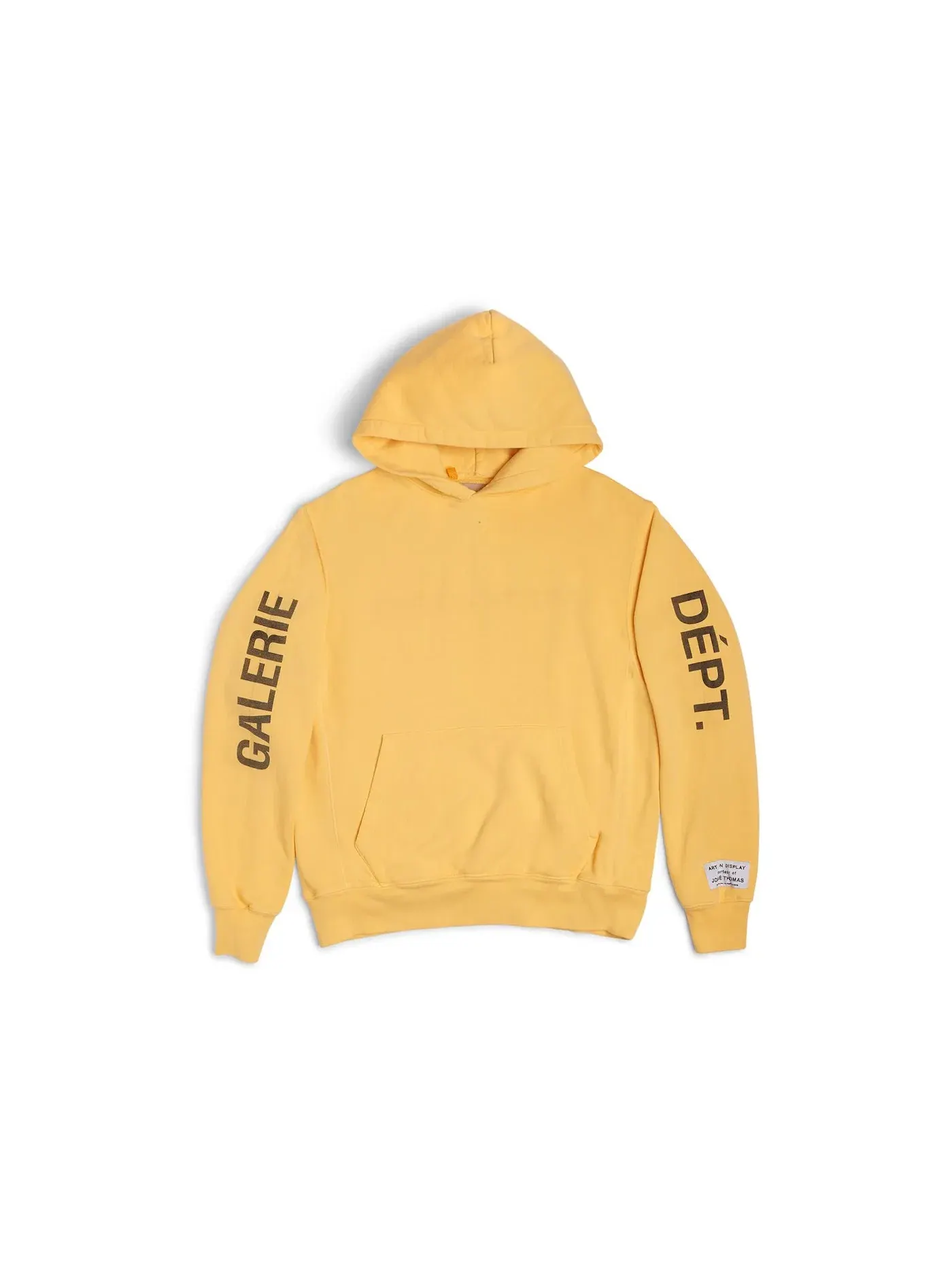 Мужская худи с принтом Gallery Dept. ART THAT KILLS Reversible Logo Hoodie — изображение 1 из 2, желтый