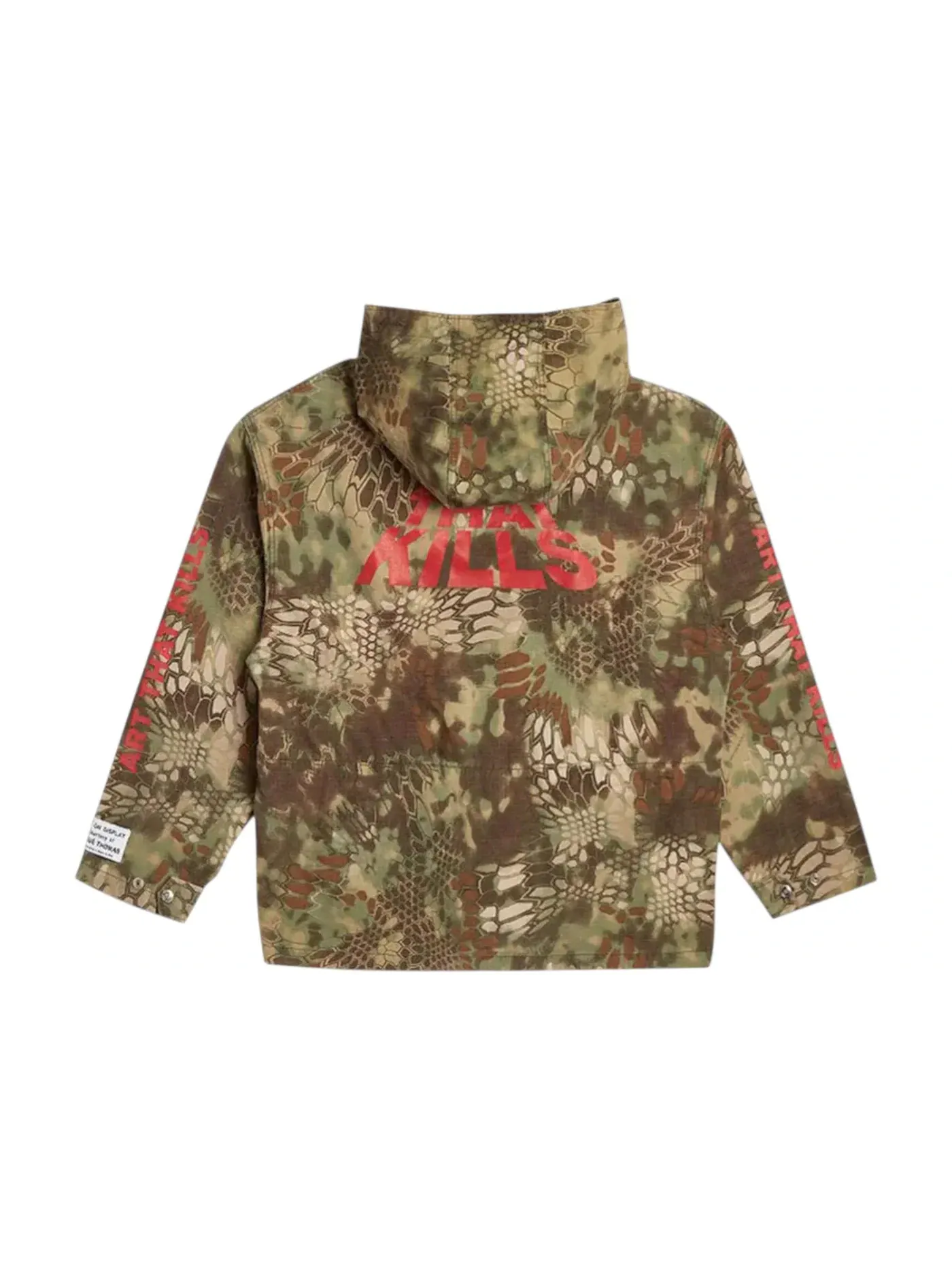 Мужская куртка-анорак с камуфляжным принтом Anorak Gallery Dept., Forest Camo — изображение 2 из 2
