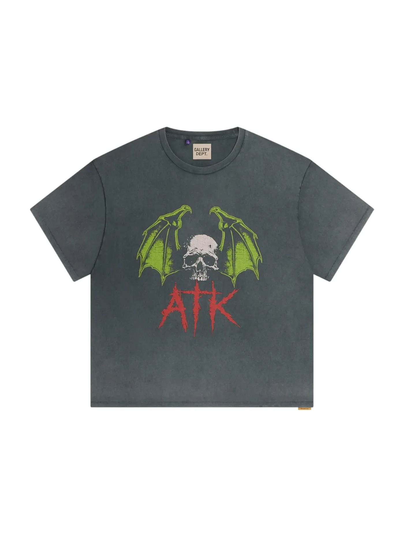 Мужская футболка с принтом Gallery Dept. Tee — изображение 1 из 2, винтажный черный