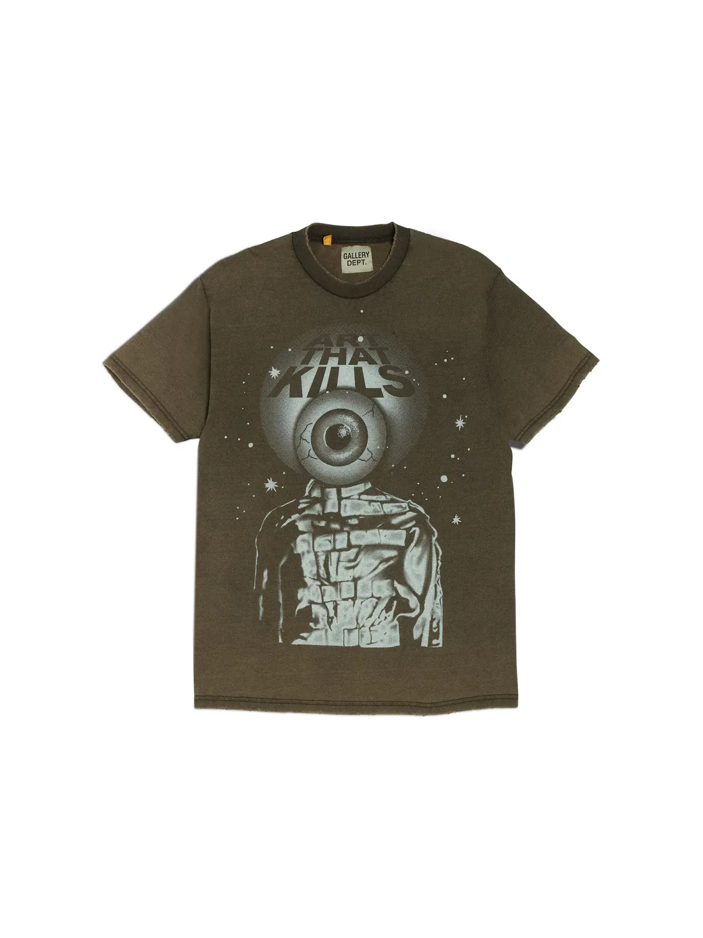 Мужская футболка с принтом Gallery Dept. T-Shirt — изображение 1 из 2, черный