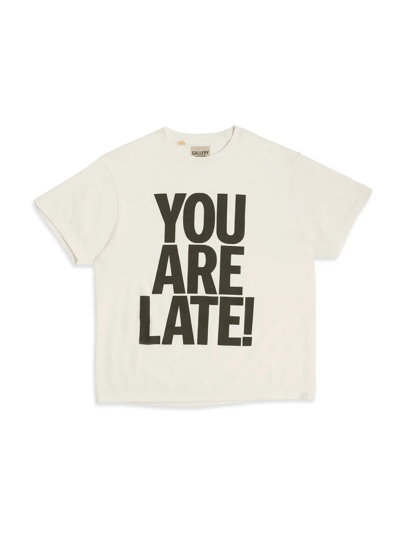 Мужская футболка с принтом Gallery Dept. ATK You Are Late — изображение 1 из 1, белый