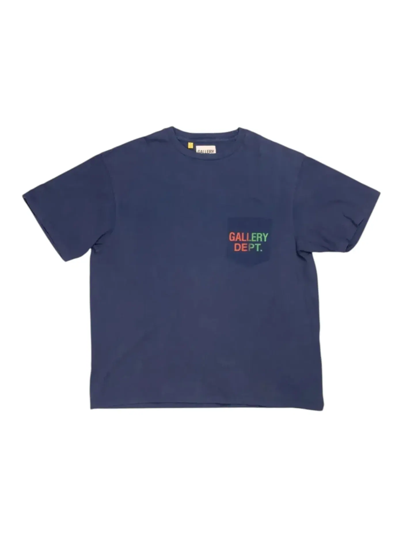 Мужская футболка с принтом Gallery Dept. Tee — изображение 1 из 1, винтажный темно-синий