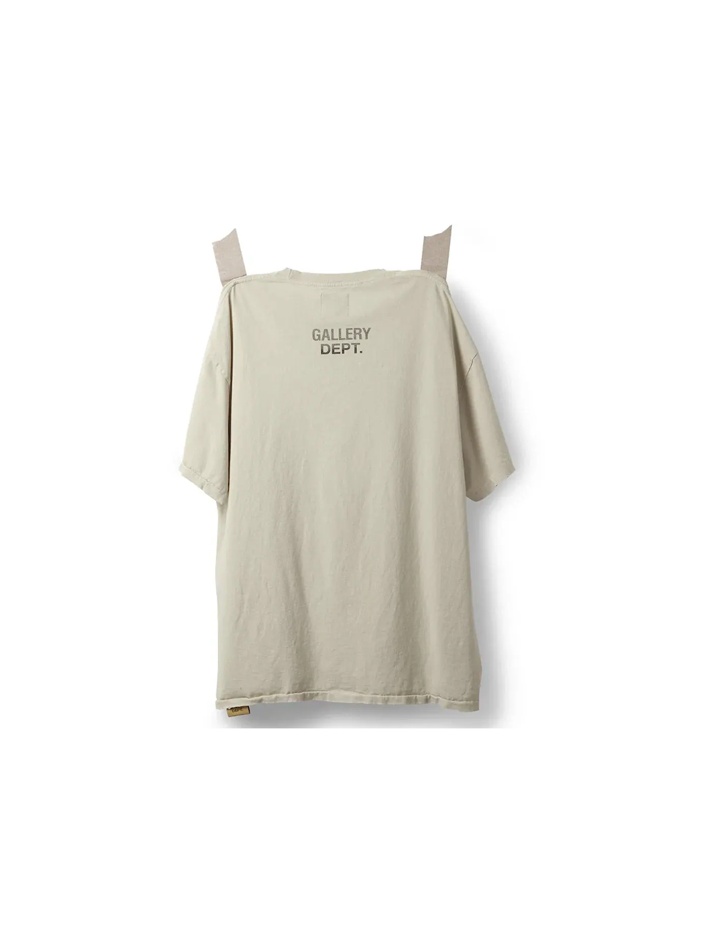 Мужская футболка с принтом Gallery Dept. Tee — изображение 2 из 2, белый