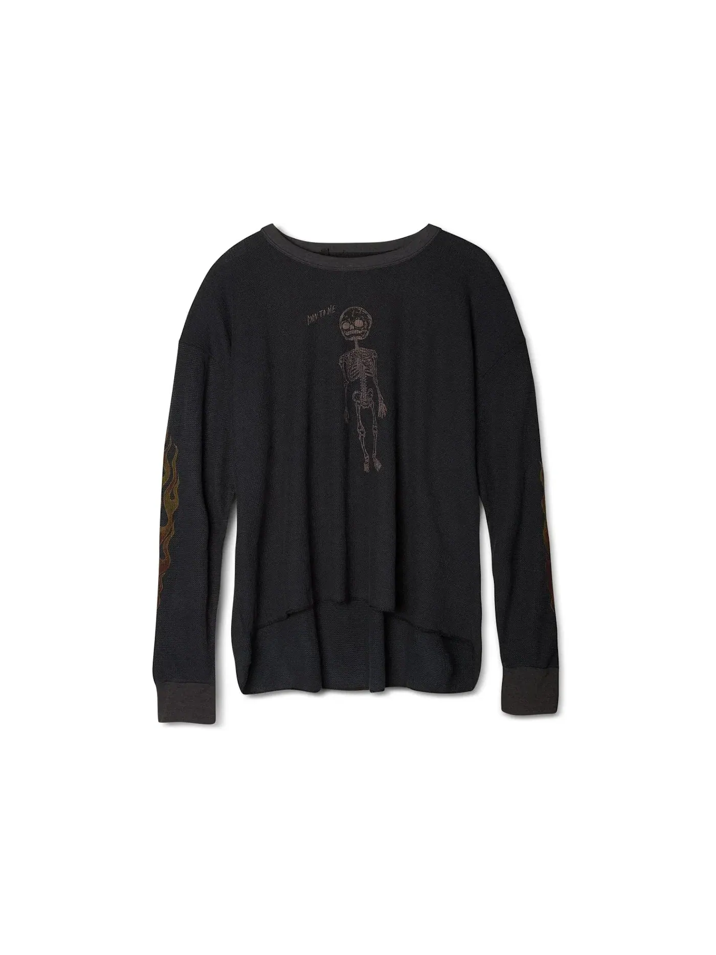 Мужская футболка с длинным рукавом Gallery Dept. Born to Die Thermal L/S T-shirt — изображение 1 из 2, черный