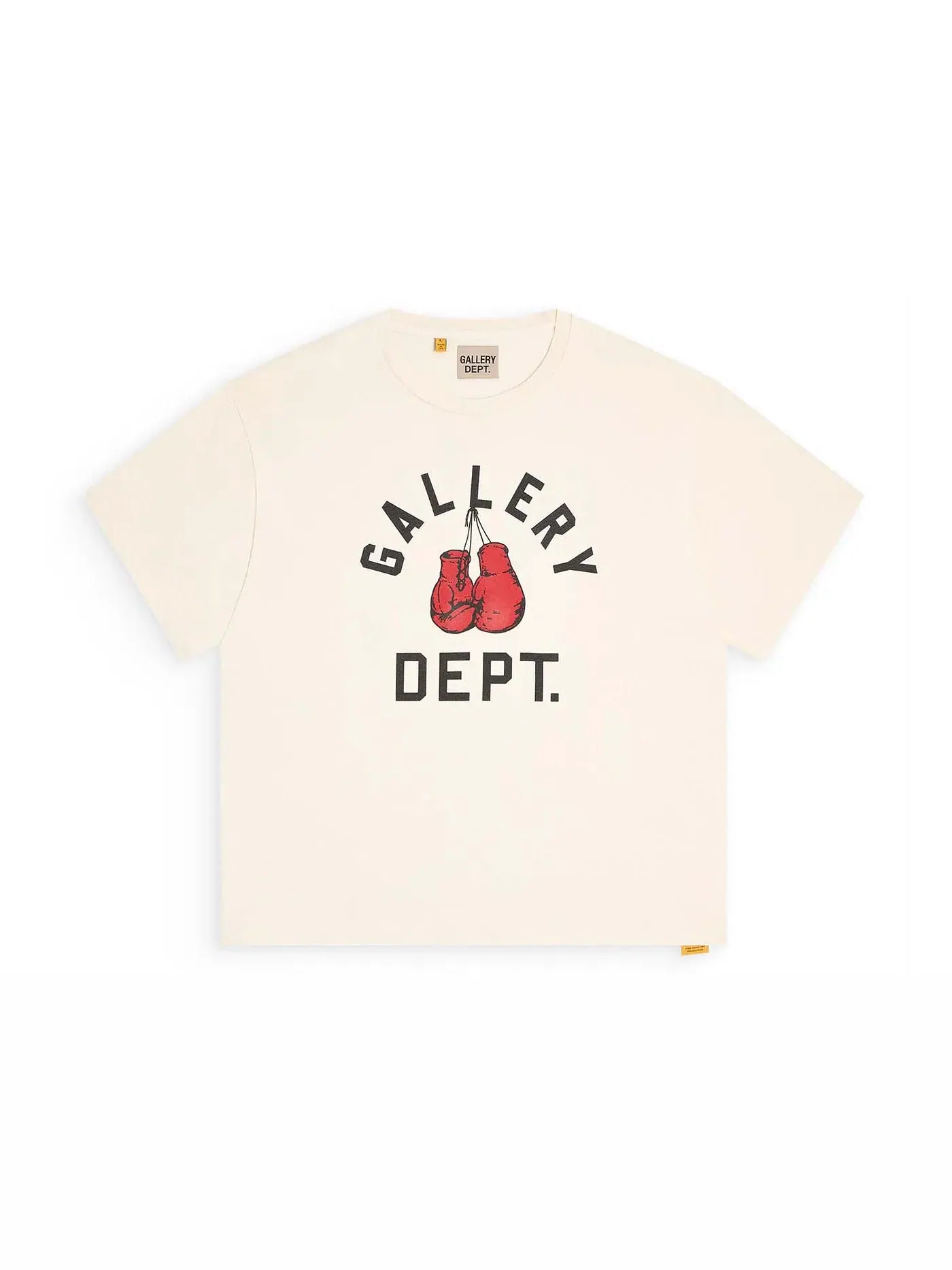 Мужская футболка с принтом Gallery Dept. Tee — изображение 1 из 2, бежевый