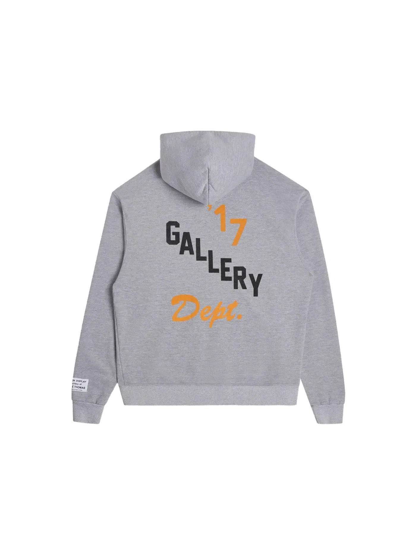 Мужская худи с принтом Boxing Merch Gallery Dept. — изображение 2 из 2, серый