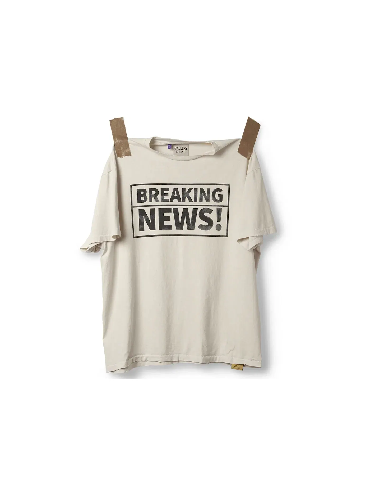 Мужская футболка с принтом Gallery Dept. Tee — изображение 1 из 2, белый