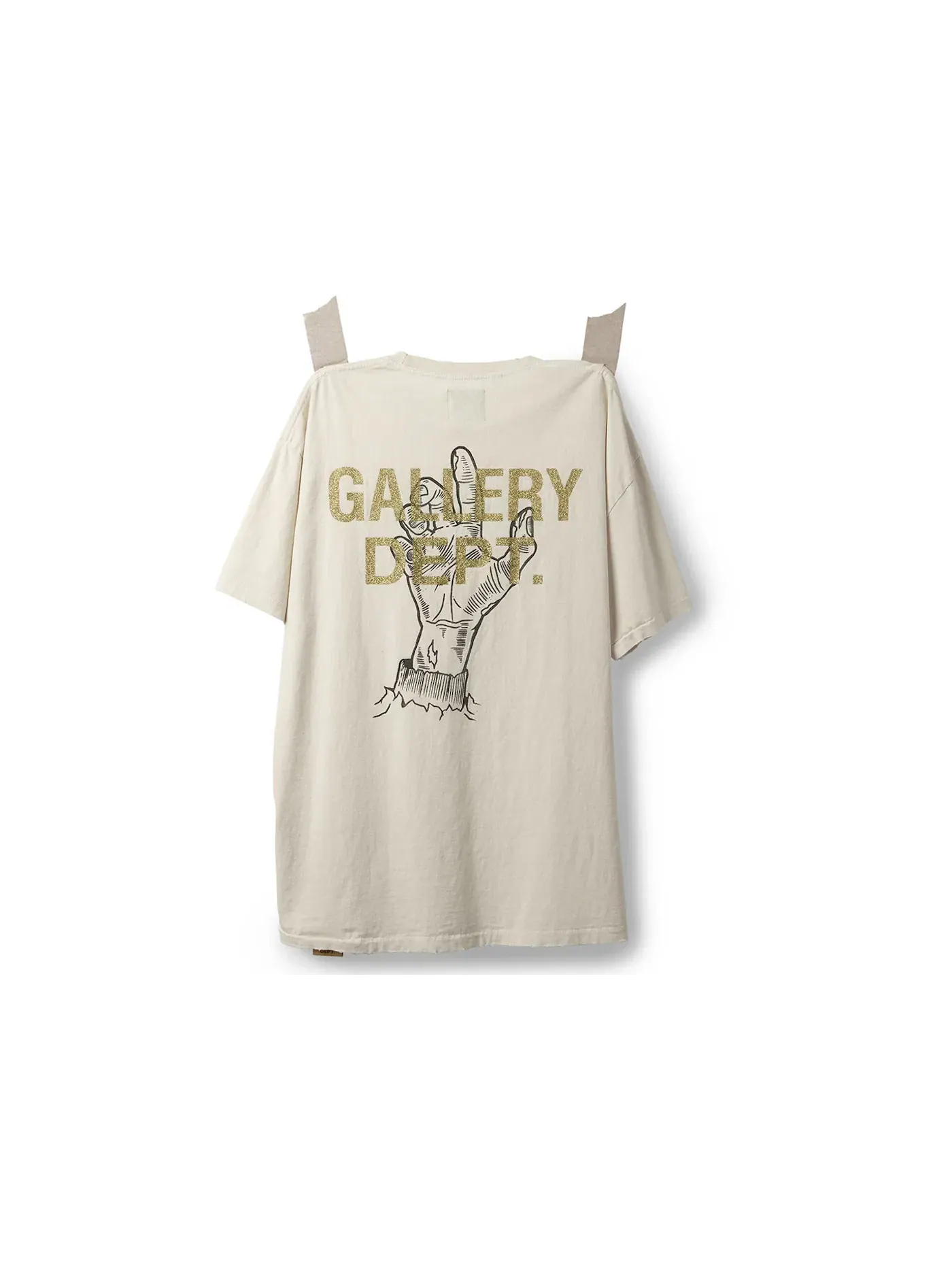 Мужская футболка с принтом Gallery Dept. Tee — изображение 2 из 2, белый