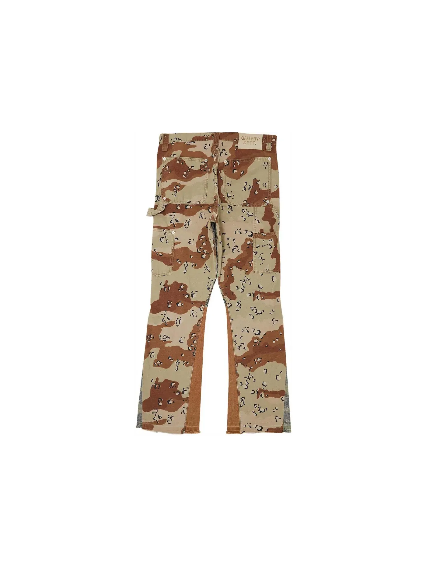 Мужские брюки-клеш с камуфляжным принтом Pant Gallery Dept. — изображение 2 из 2, коричневый