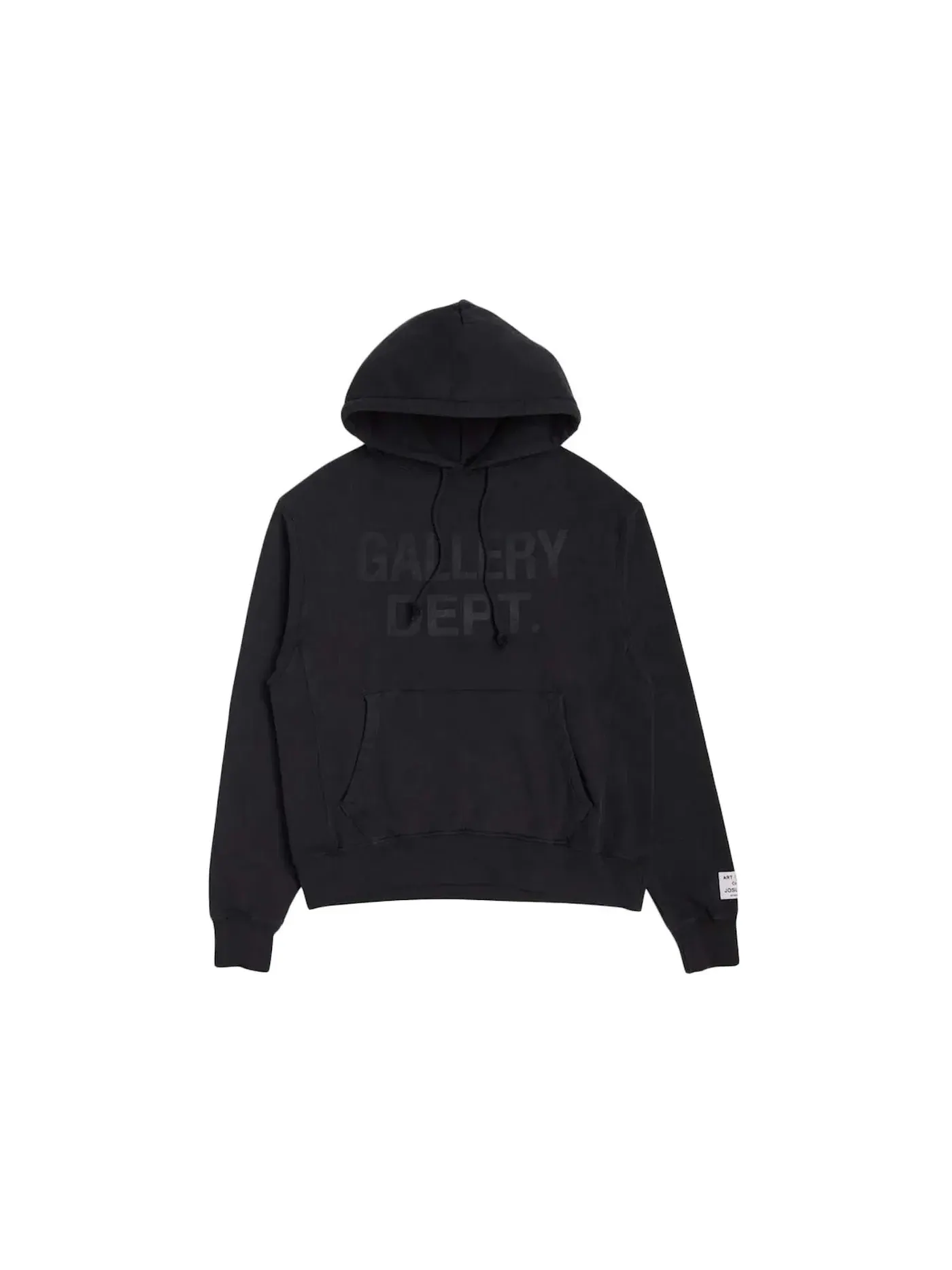 Мужская худи с принтом Gallery Dept. Hoodie — изображение 1 из 1, черный