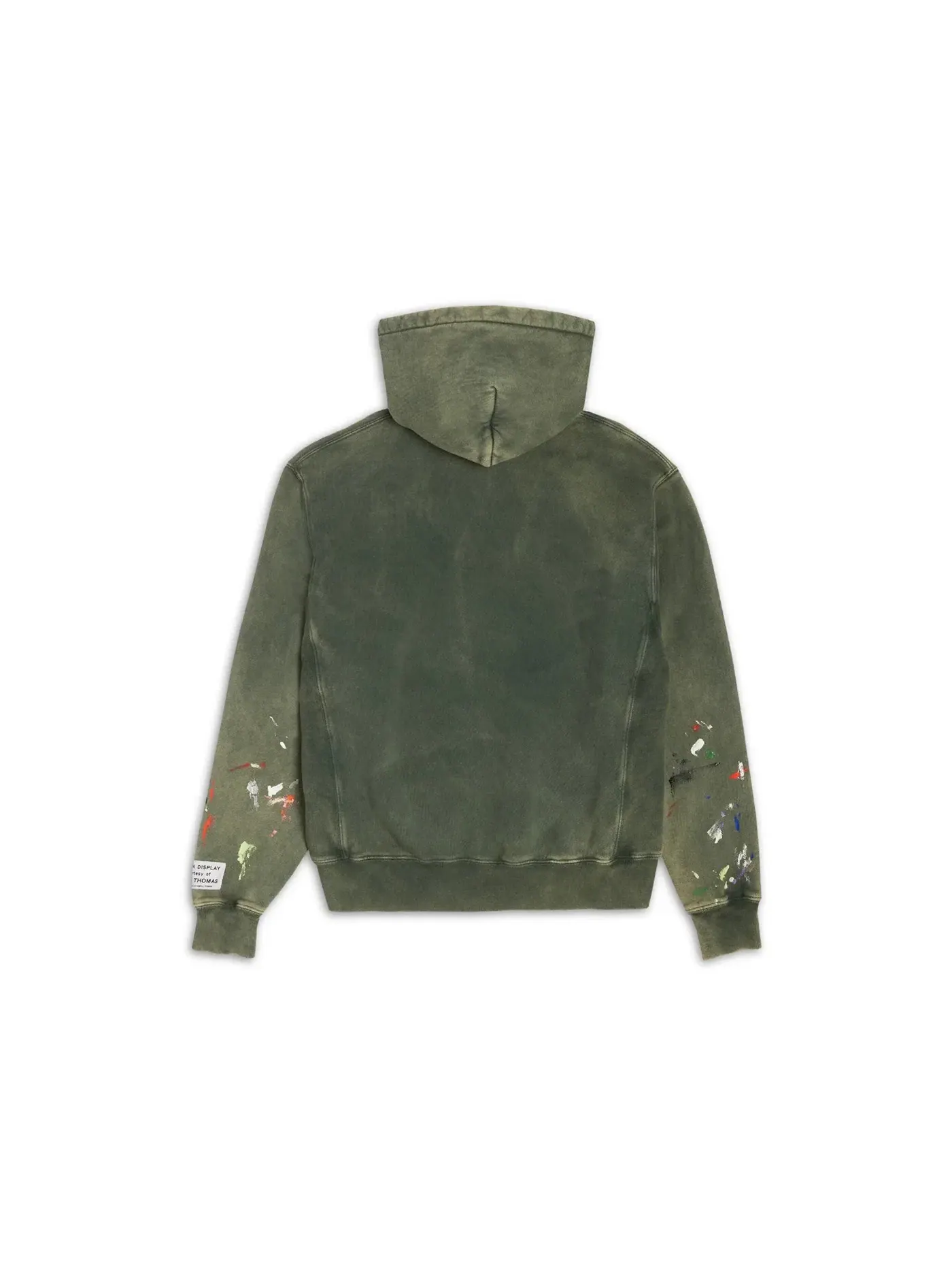 Мужской худи с принтом Gallery Dept. Center Logo Hoodie — изображение 2 из 2, зеленый