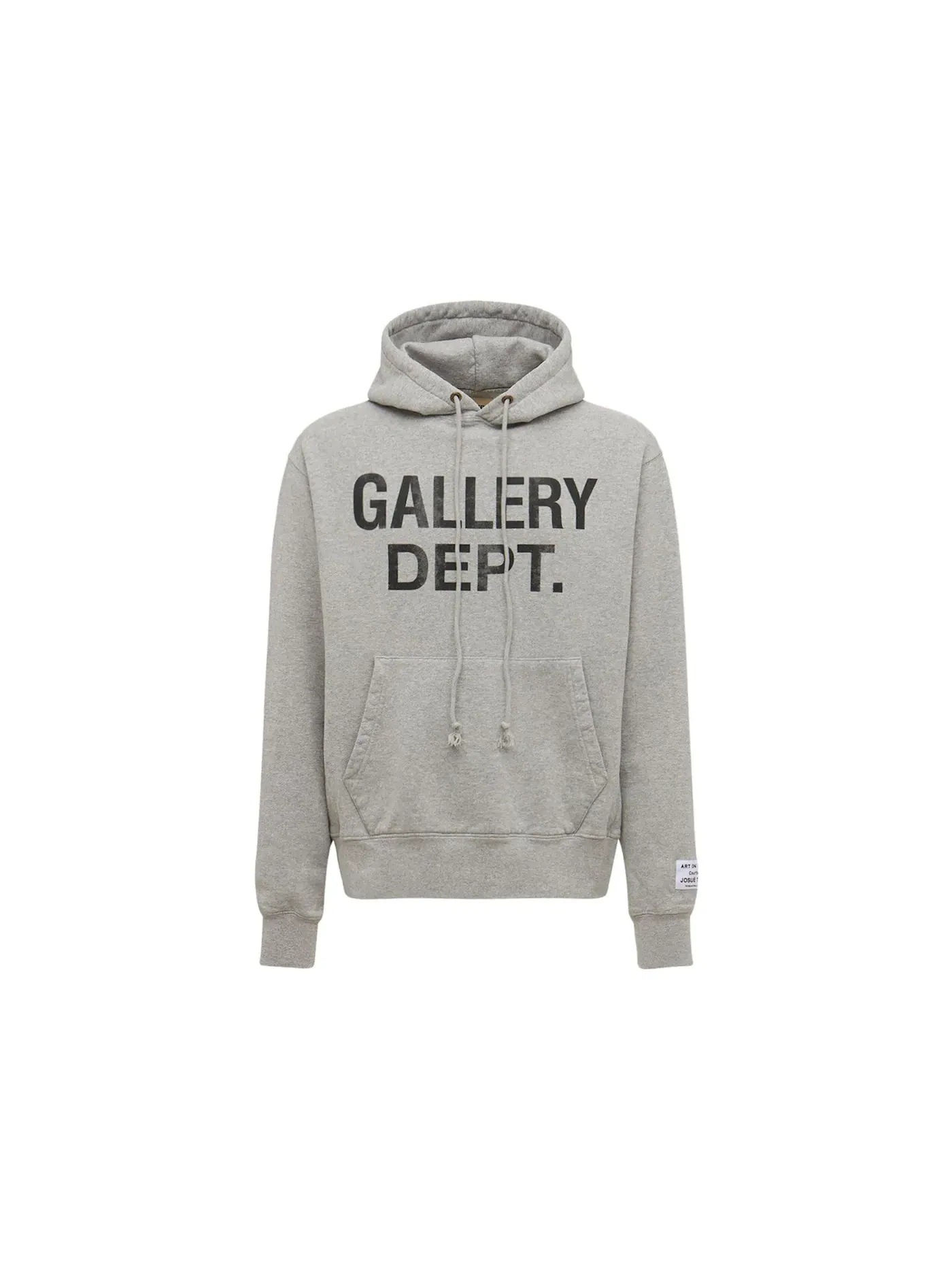 Мужской худи с принтом Center Logo Gallery Dept. — изображение 1 из 2, серый черный