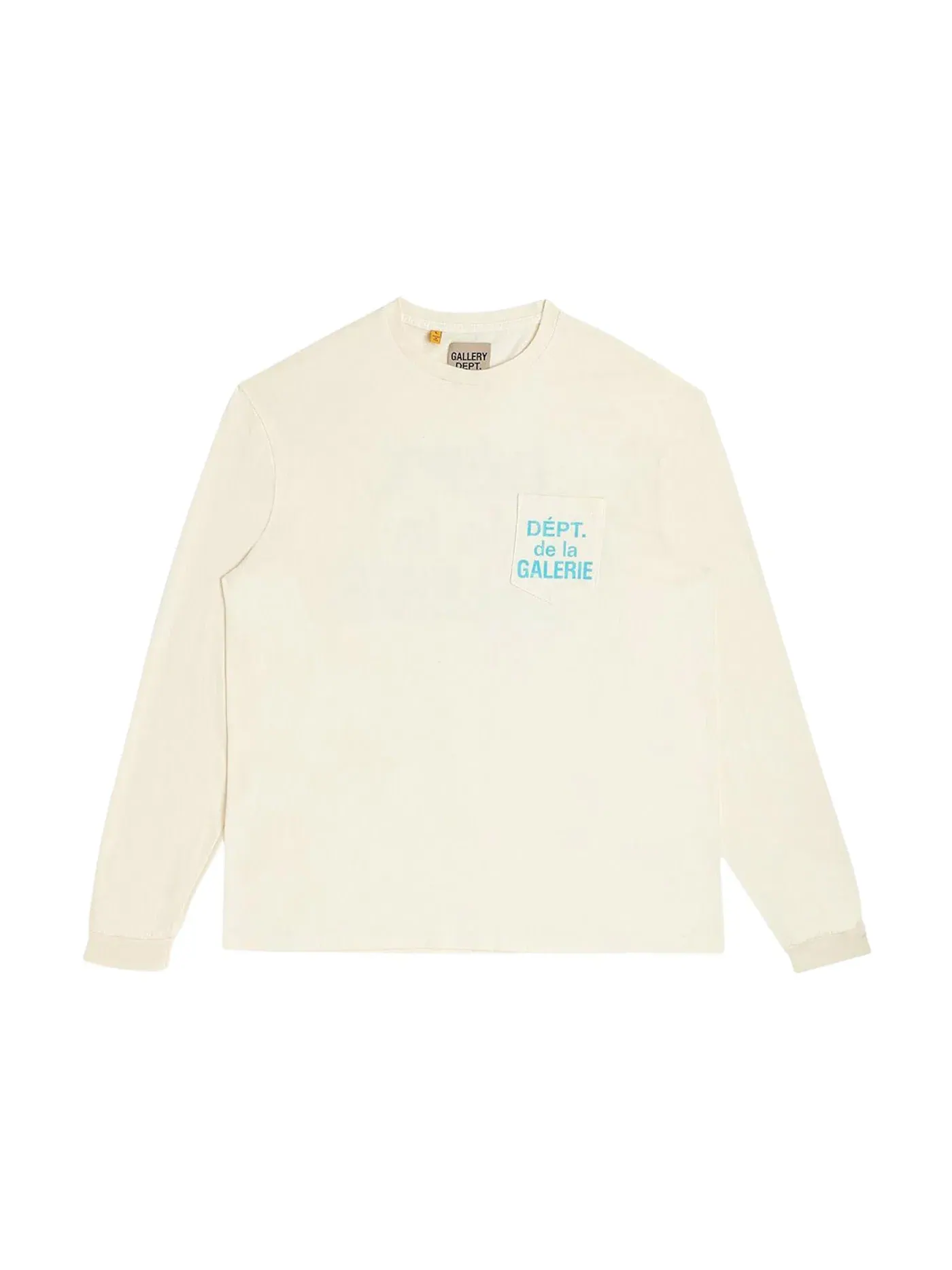 Мужская футболка с длинным рукавом Long-Sleeve Gallery Dept. — изображение 1 из 2, бежевый