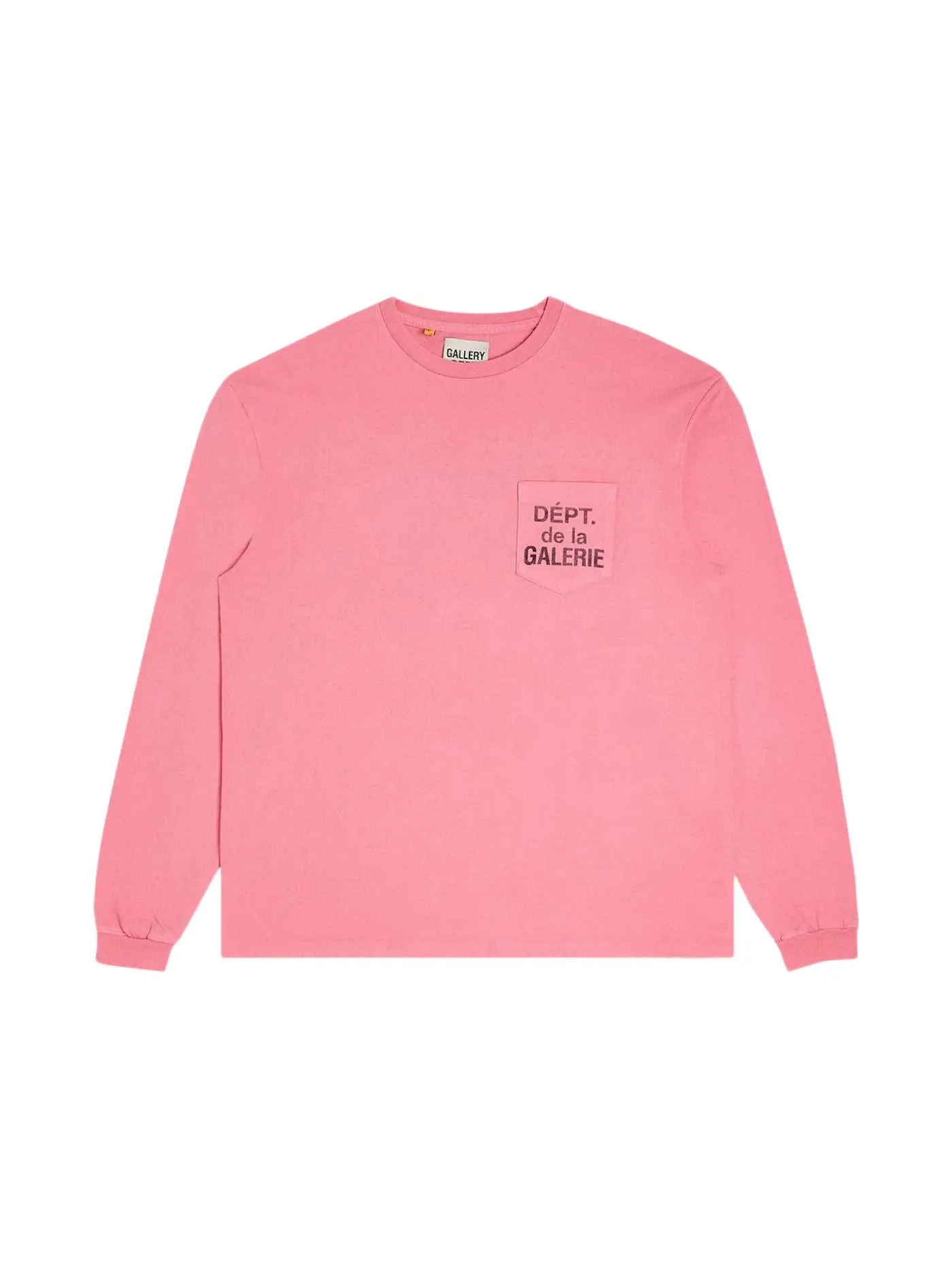 Мужская футболка с длинным рукавом Gallery Dept. Long-Sleeve — изображение 1 из 2, лососевый