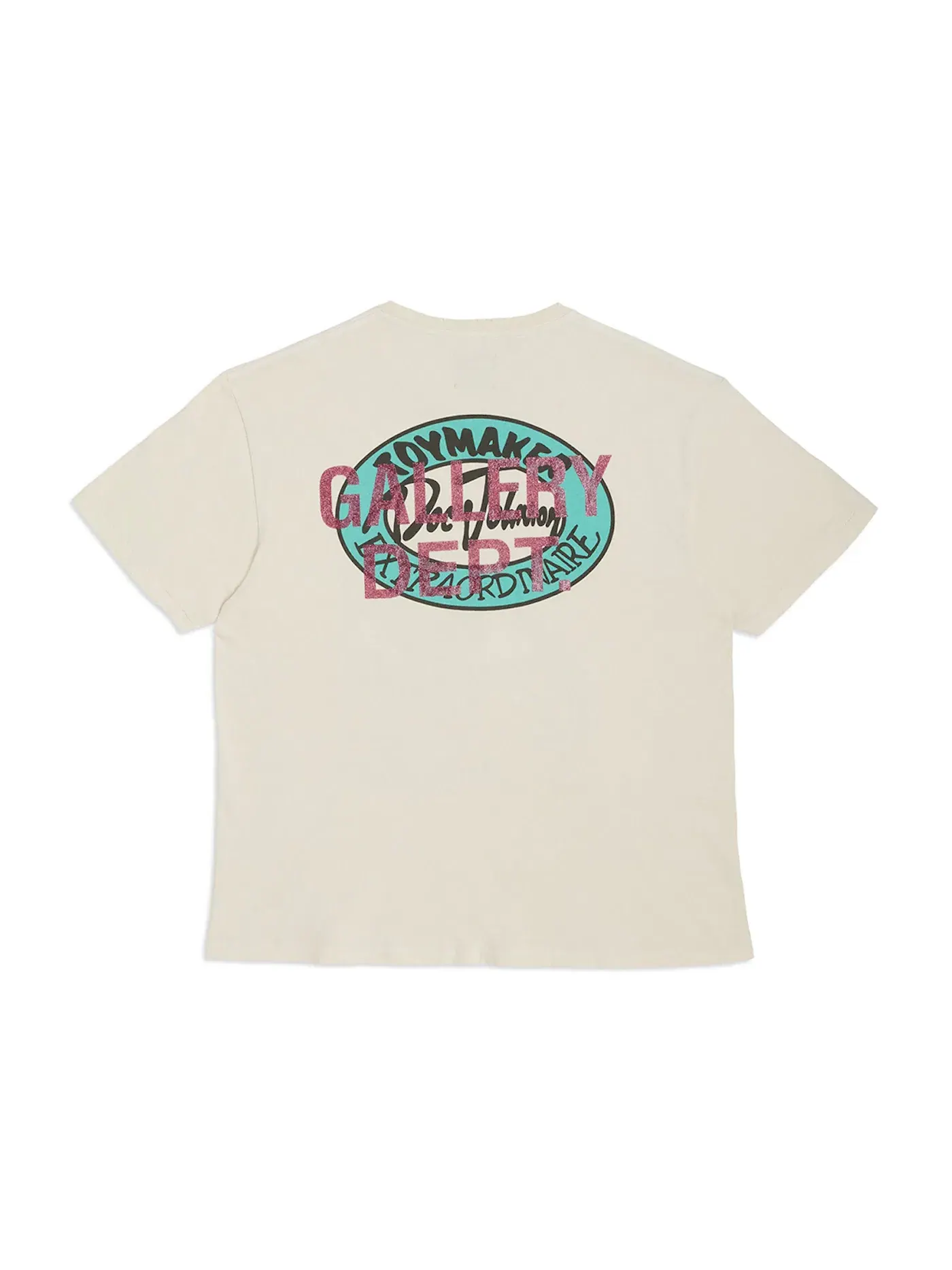 Мужская футболка с принтом Dead Batteries Tee Gallery Dept. — изображение 2 из 2, белый
