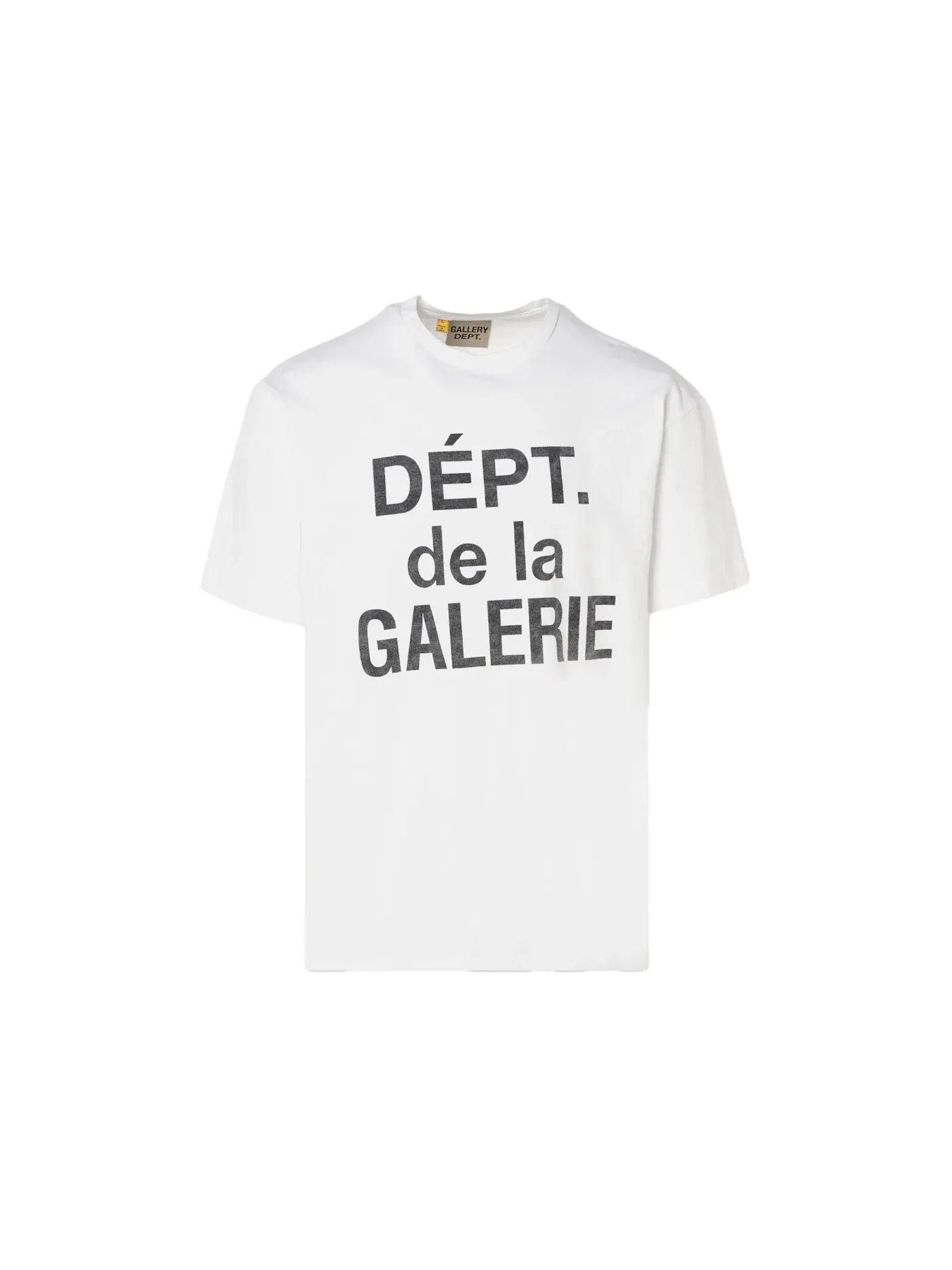 Мужская футболка с принтом Dept De La Galerie Gallery Dept. — изображение 1 из 1, белый