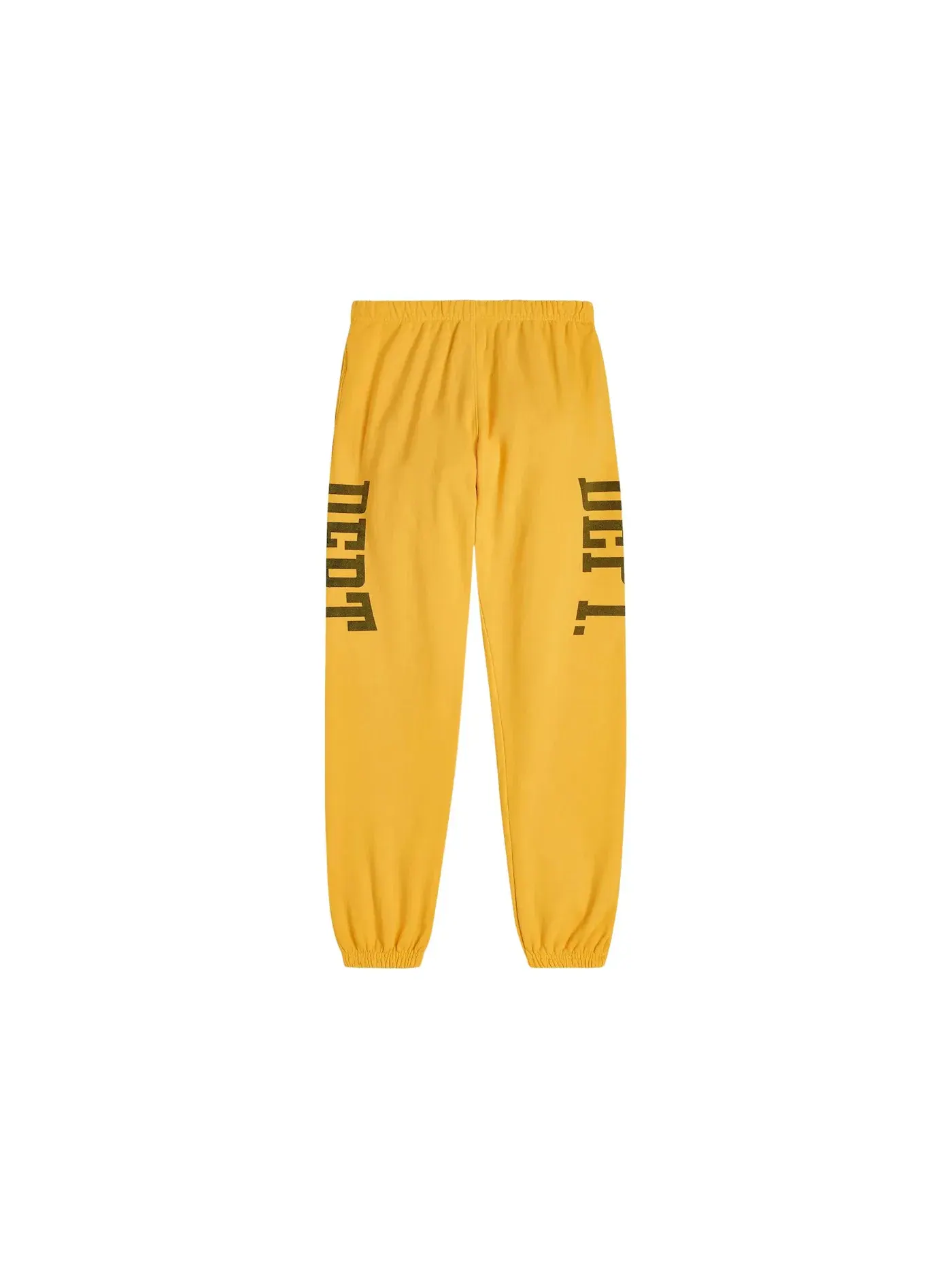 Мужские спортивные штаны с принтом Sweatpants Gallery Dept. — изображение 2 из 2, желтый/черный