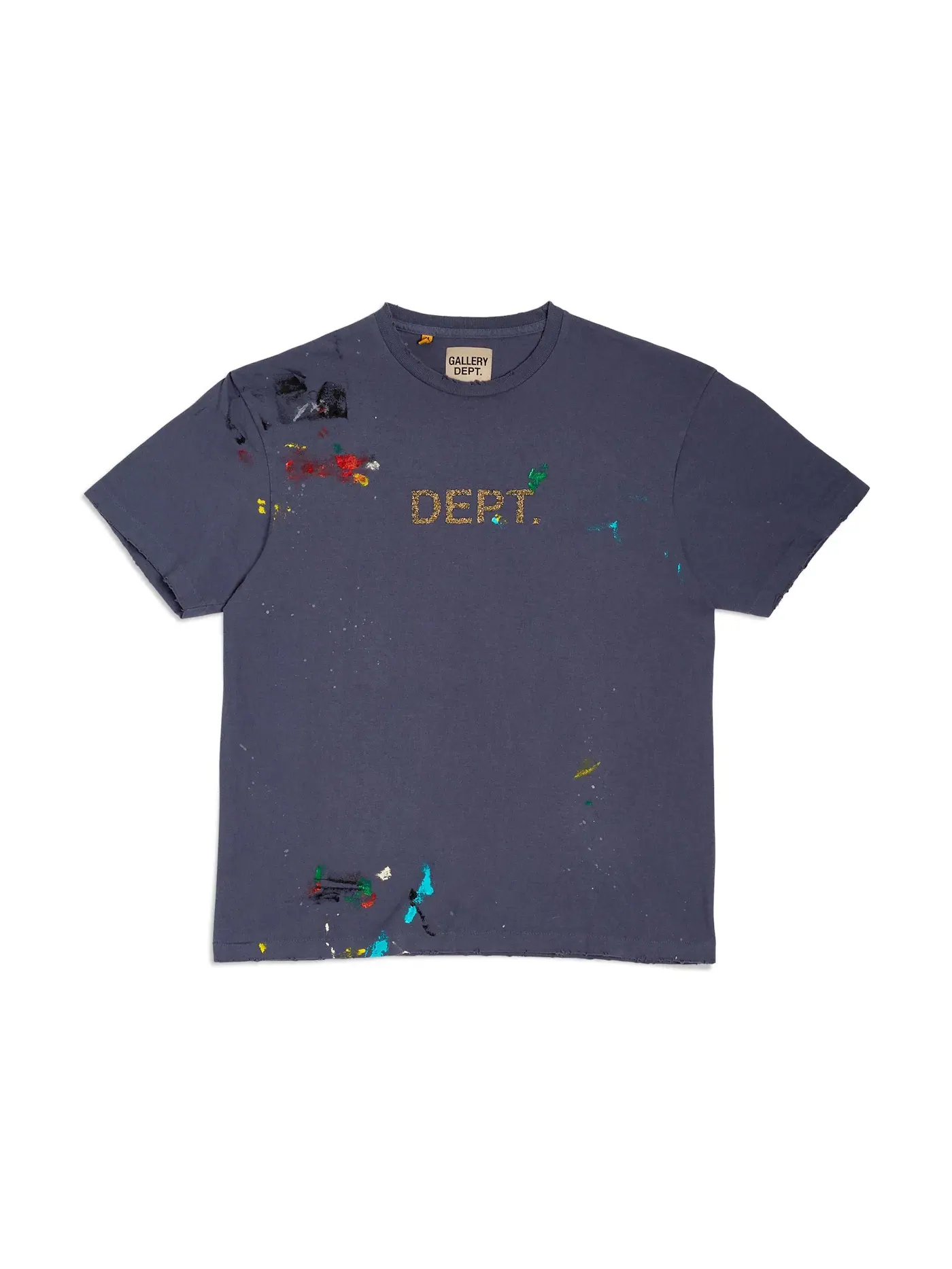 Мужская футболка с принтом Gallery Dept. T-Shirt — изображение 1 из 2, темно-синий