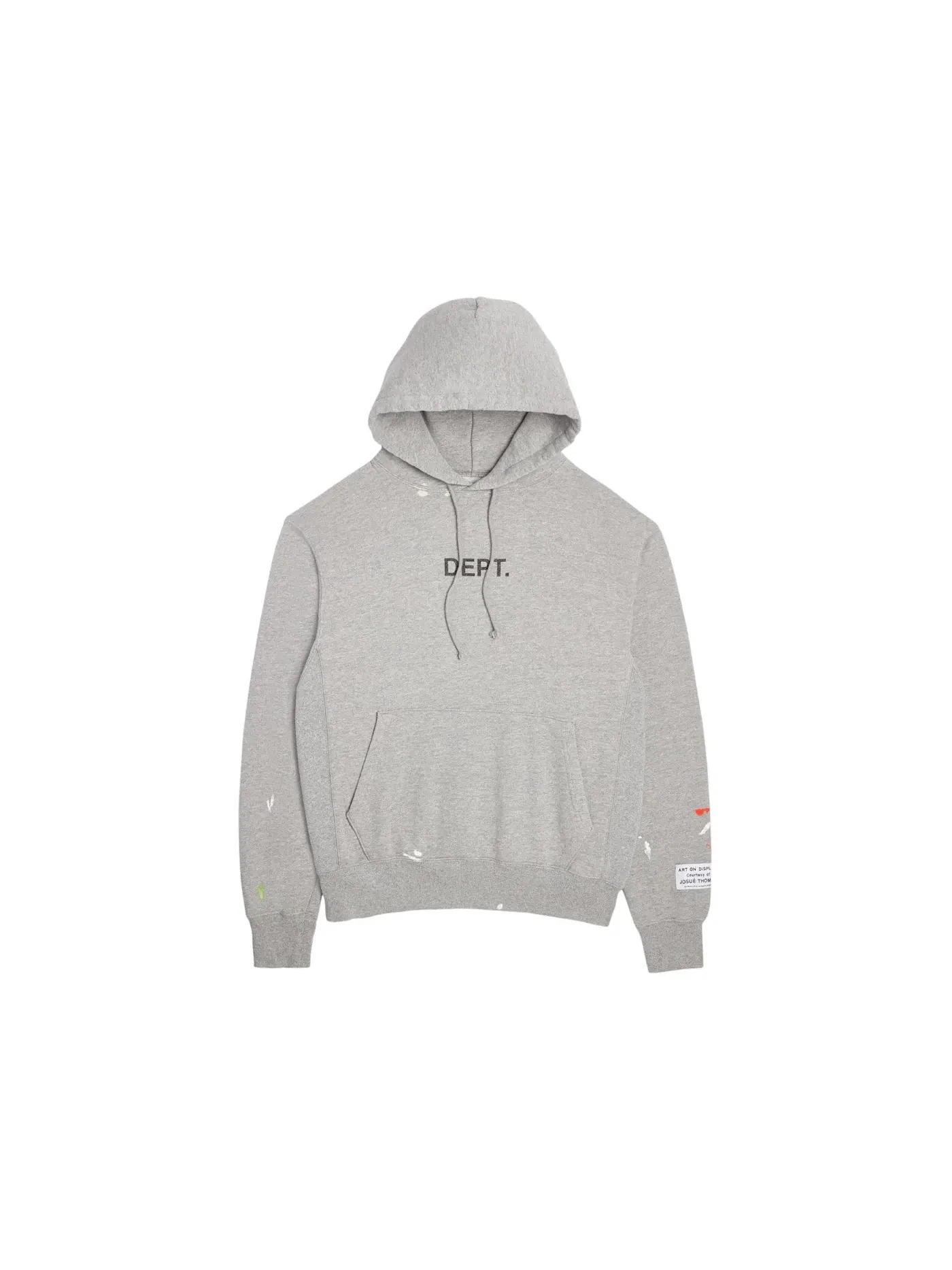 Мужской худи с принтом Gallery Dept. Hoodie — изображение 1 из 2, серый