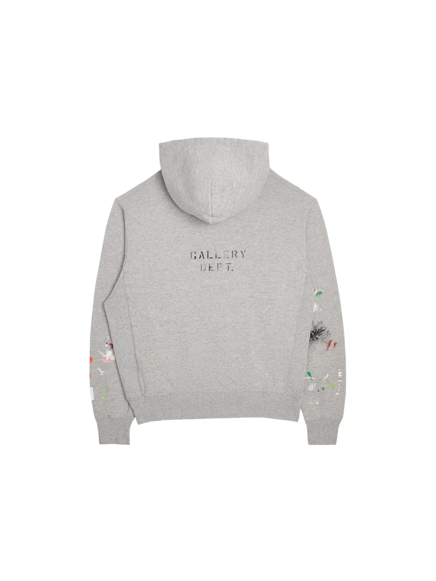Мужской худи с принтом Gallery Dept. Hoodie — изображение 2 из 2, серый