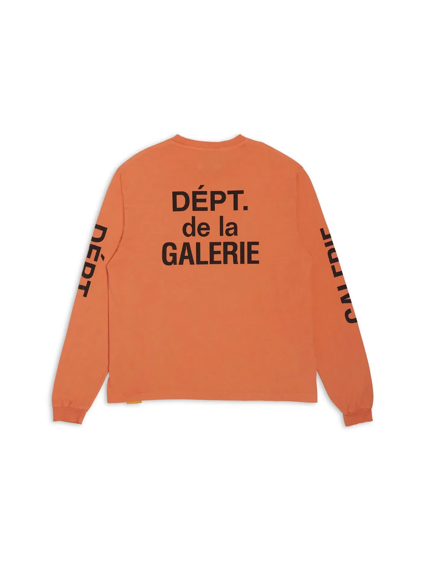 Мужская футболка с длинным рукавом Gallery Dept. L/S T-shirt — изображение 1 из 2, оранжевый/черный