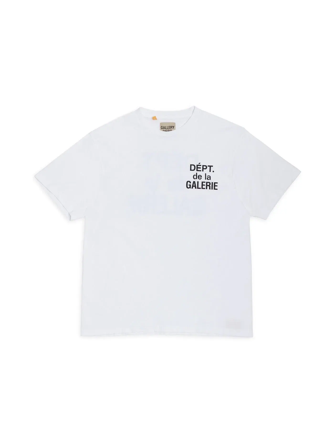 Мужская футболка Gallery Dept. T-shirt — изображение 2 из 3, белый/черный