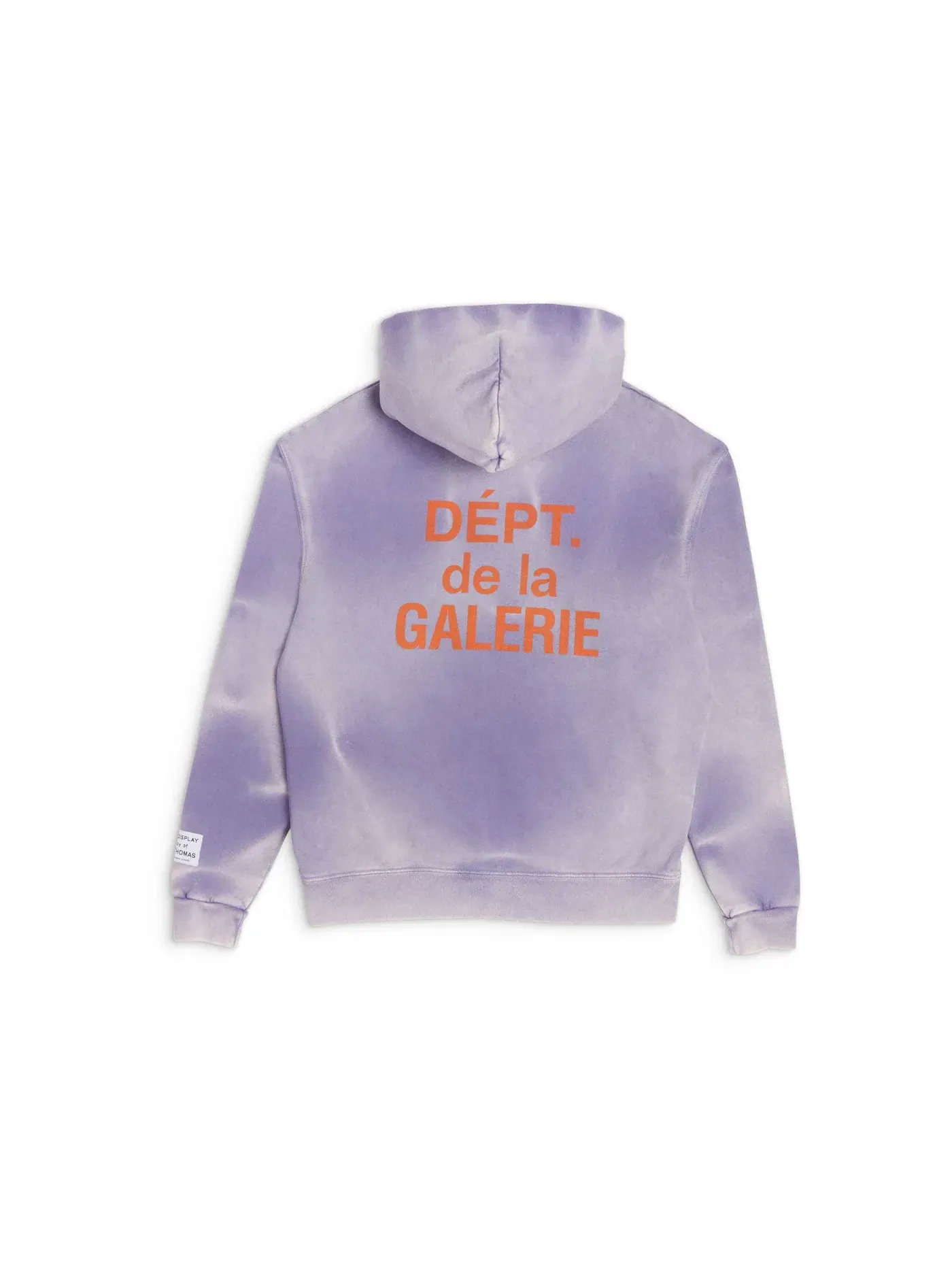 Мужская худи на молнии с длинным рукавом Hoodie Gallery Dept. — изображение 2 из 2, фиолетовый