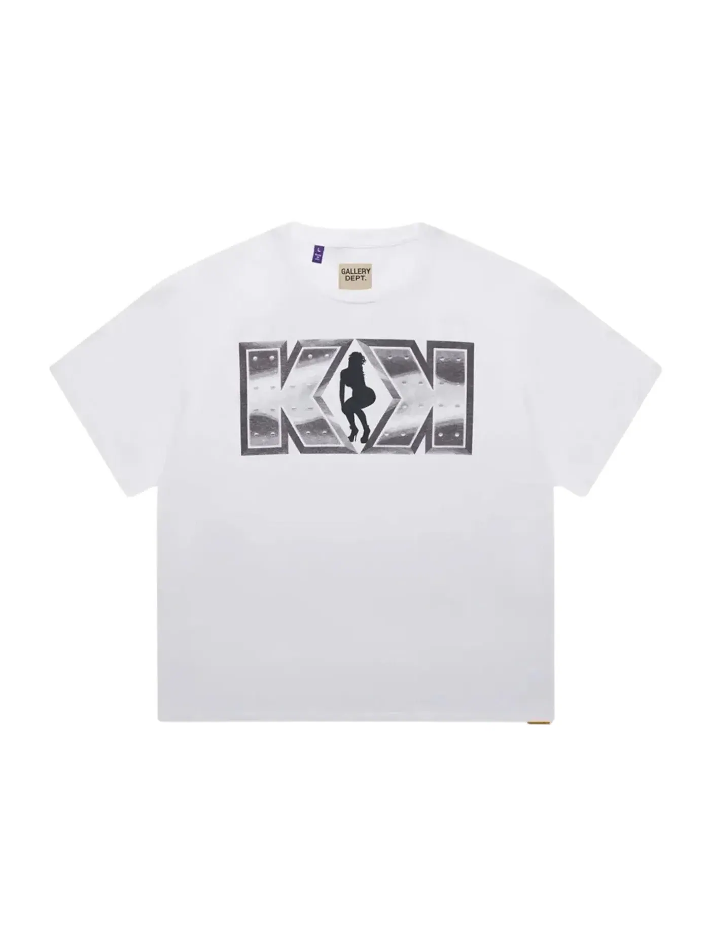 Мужская футболка с принтом Gallery Dept. Tee — изображение 1 из 1, белый