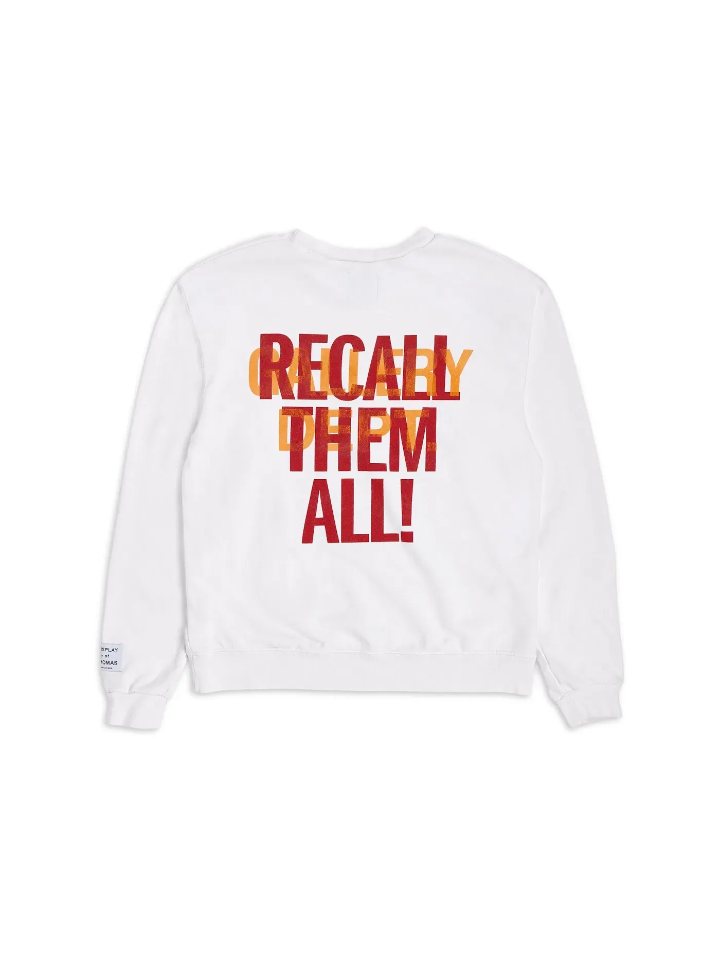Мужской свитшот с круглым вырезом Gallery Dept. Crewneck Sweatshirt — изображение 2 из 2, белый