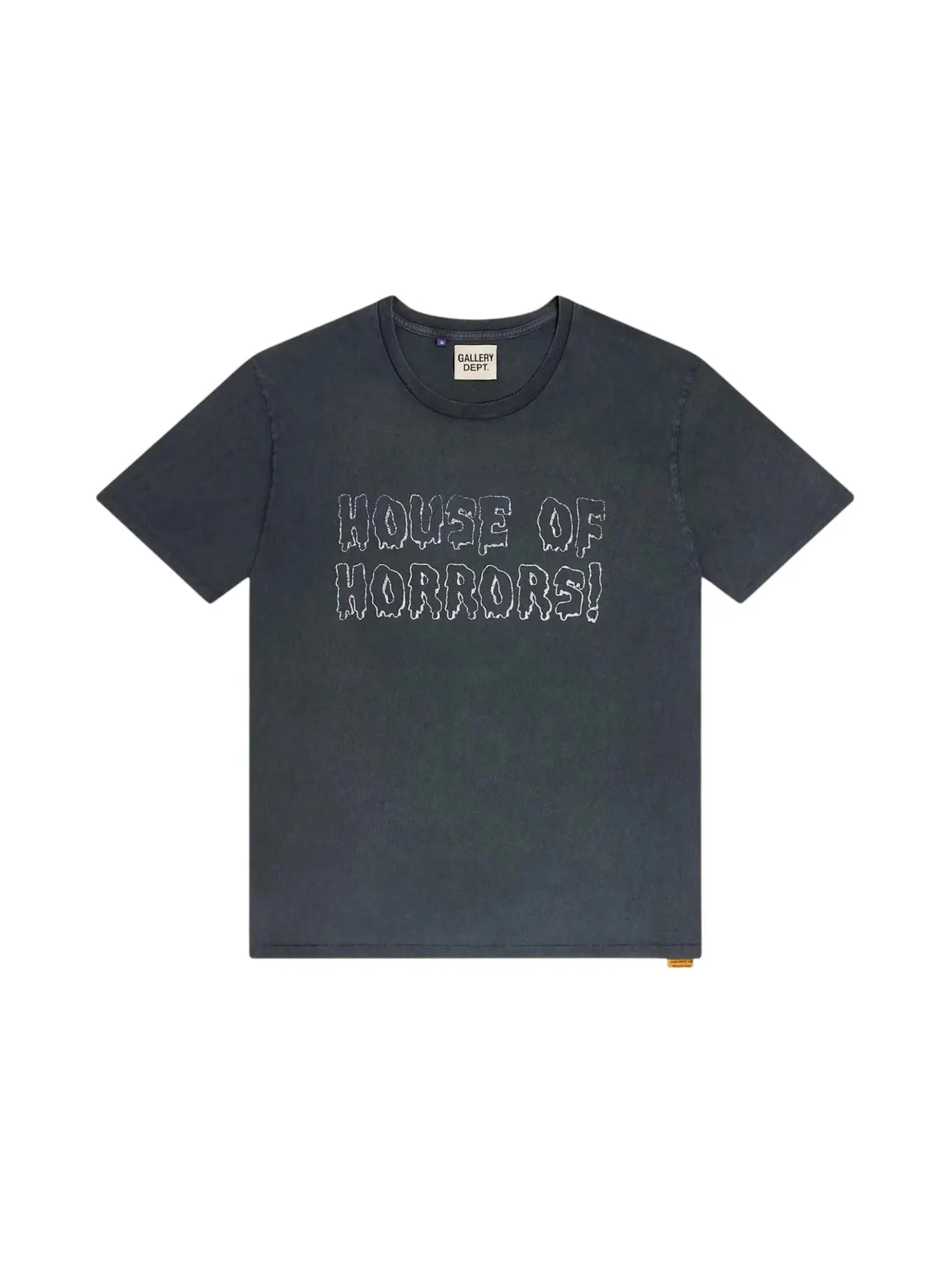 Мужская футболка с принтом Horrors Tee Gallery Dept. — изображение 1 из 1, винтажный черный