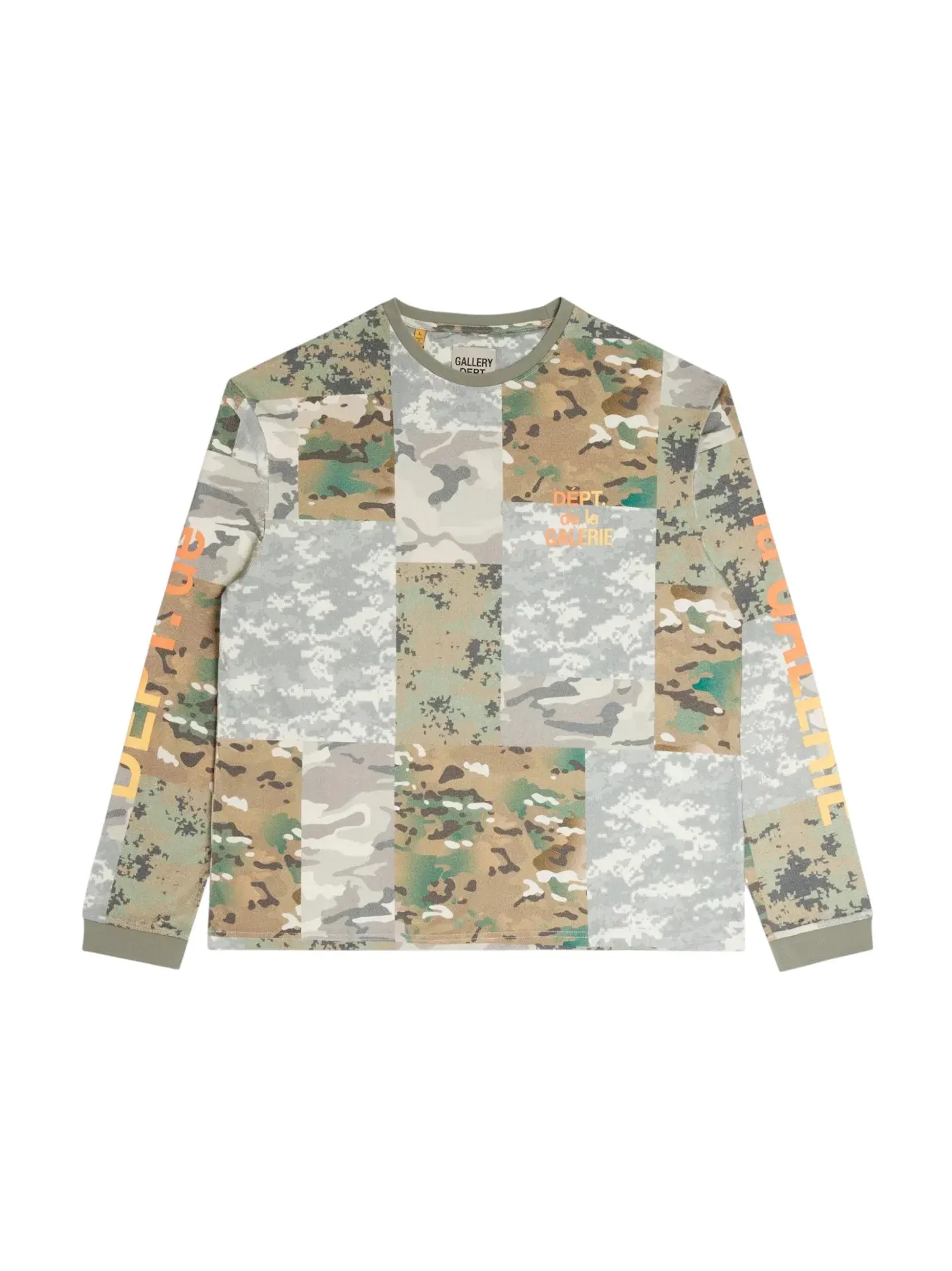 Мужская футболка с принтом Gallery Dept. Tee, Mixed Camo — изображение 1 из 2