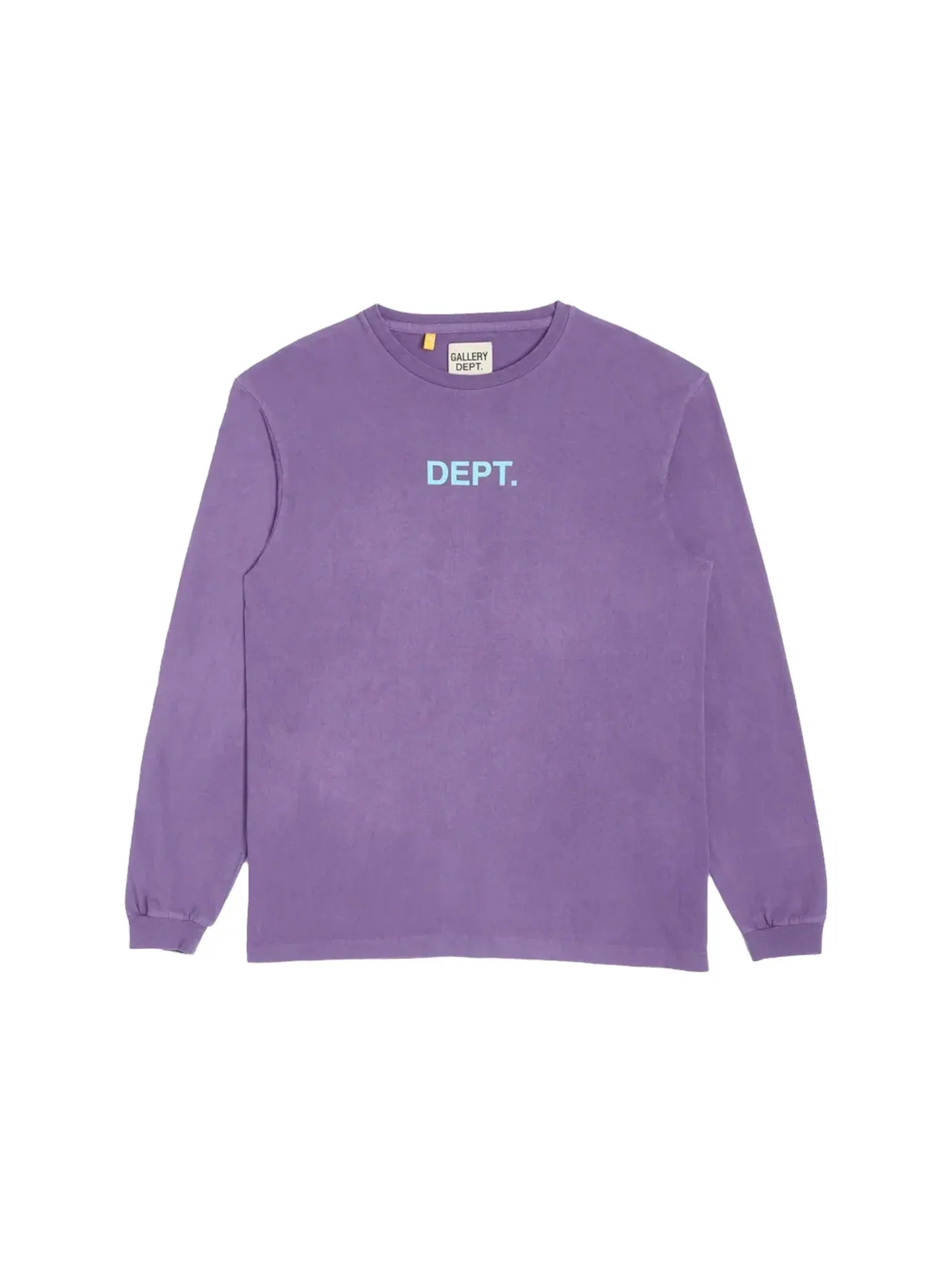 Мужской лонгслив с принтом Longsleeve Gallery Dept. — изображение 1 из 1, фиолетовый