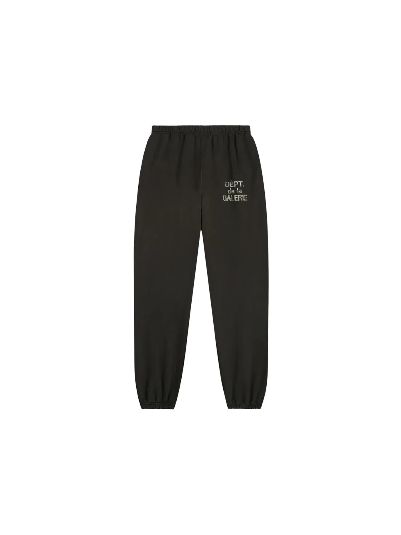 Мужские спортивные штаны с эффектом потертости Sweatpant Gallery Dept. — изображение 1 из 2, черный