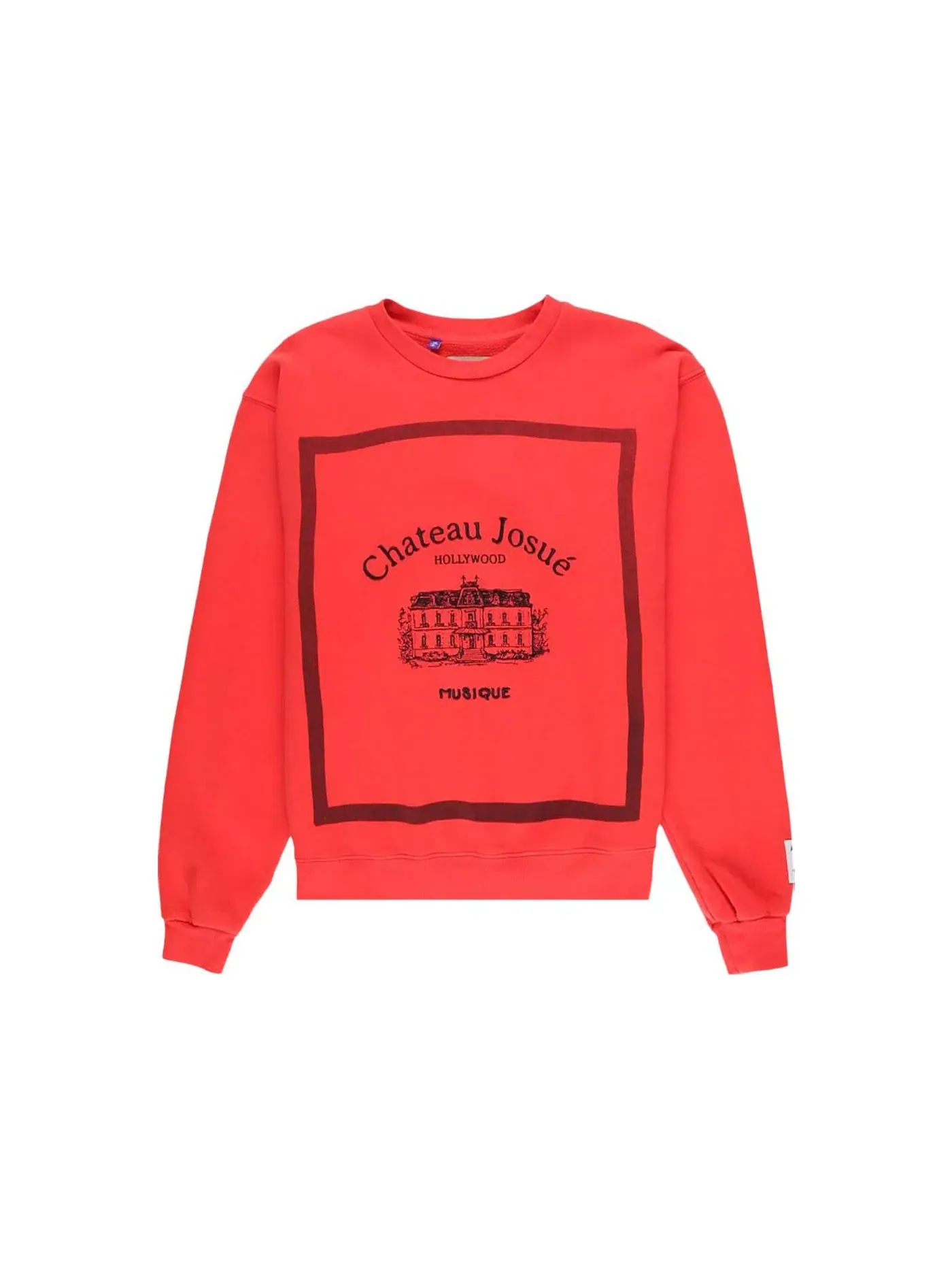 Мужской свитшот с принтом Gallery Dept. Crewneck — изображение 1 из 1, красный