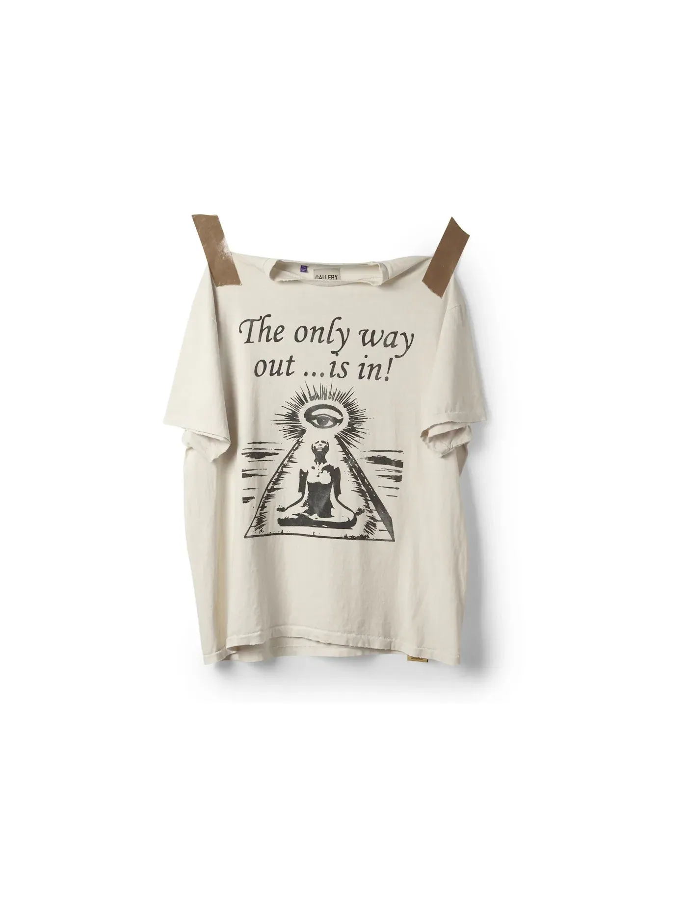 Мужская футболка с принтом Gallery Dept. Tee — изображение 1 из 2, белый