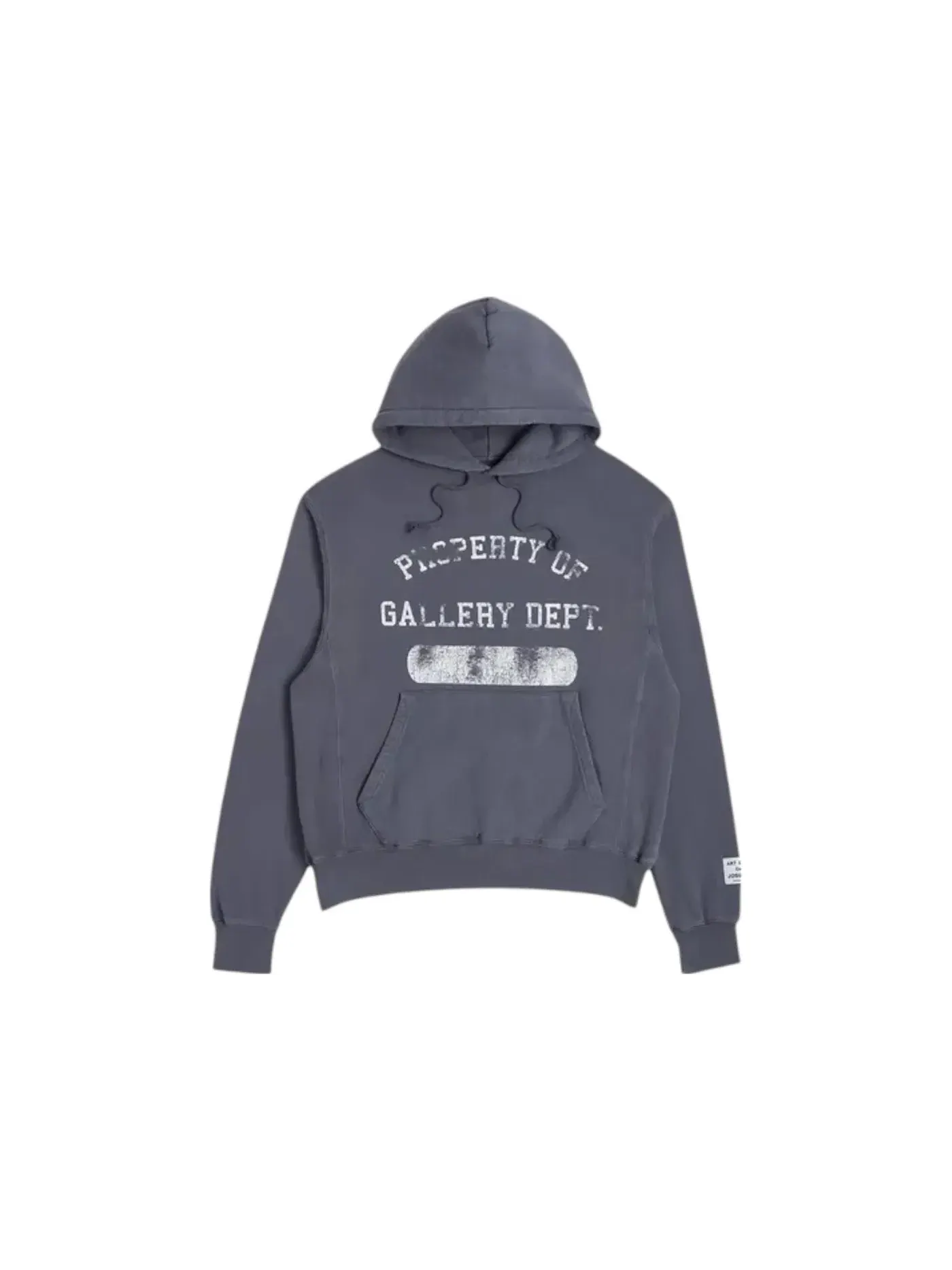 Мужской худи с эффектом состаренности Property Of Gallery Dept. — изображение 1 из 1, винтажный синий