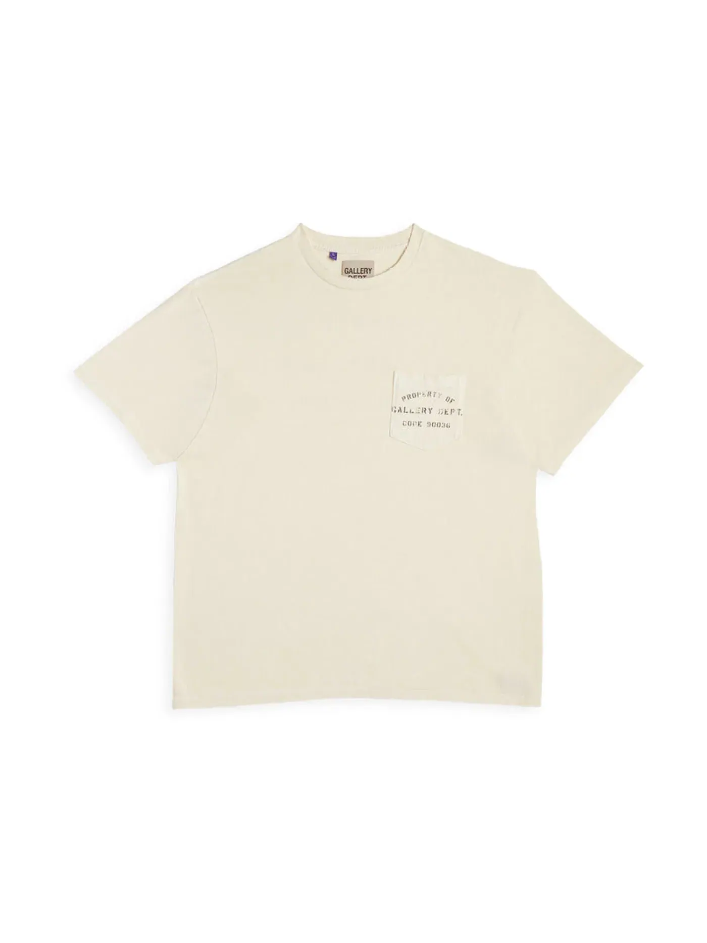 Мужская футболка с принтом Gallery Dept. Tee — изображение 1 из 2, прозрачный