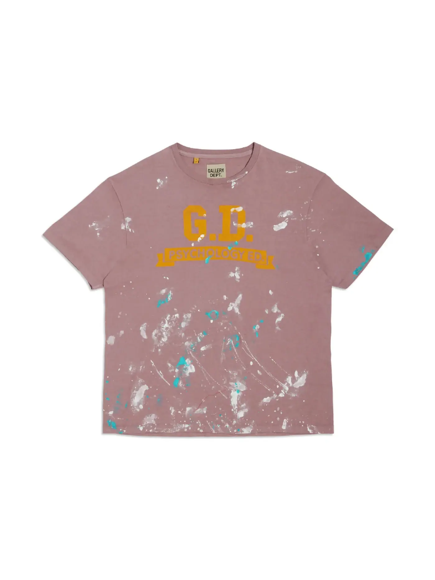 Мужская футболка с принтом Gallery Dept. Tee — изображение 1 из 1, розовый