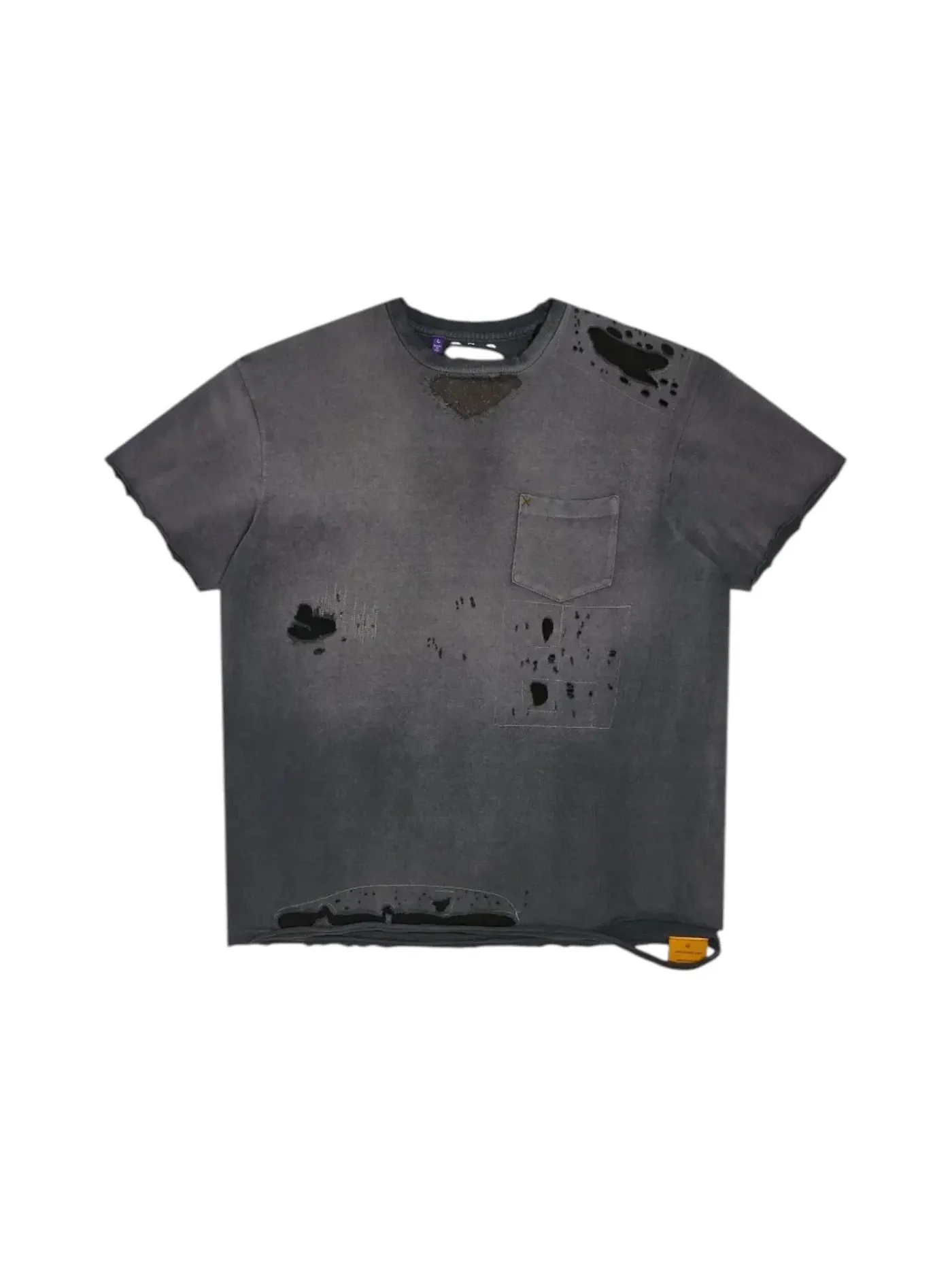 Мужская футболка с принтом Salvage Tee Gallery Dept. — изображение 1 из 1, черный
