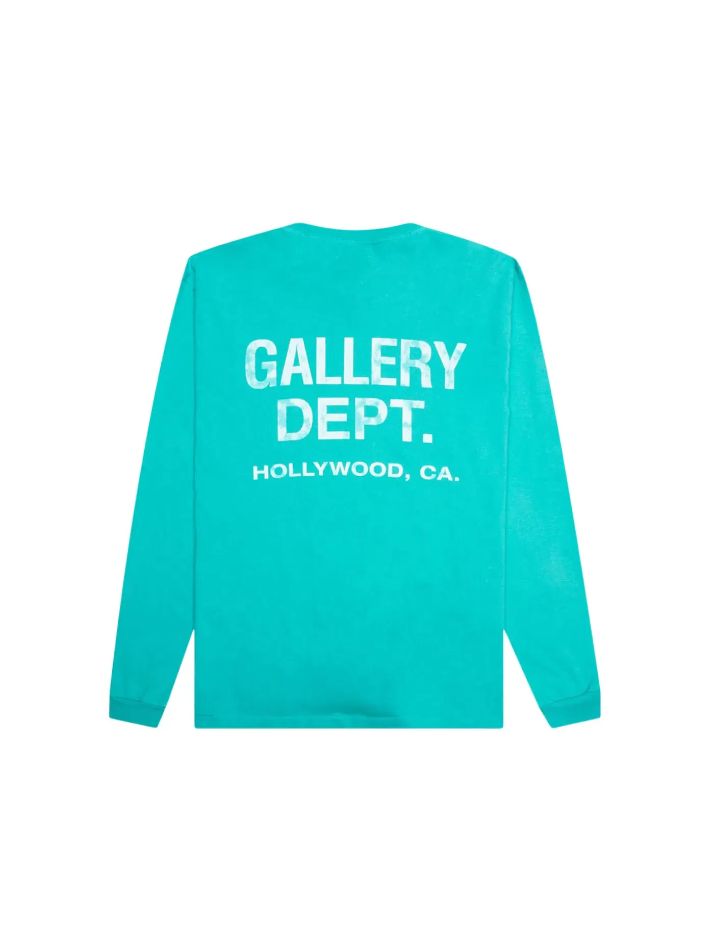 Мужская футболка с длинным рукавом Gallery Dept. Souvenir L/S Tee — изображение 2 из 2, бирюзовый
