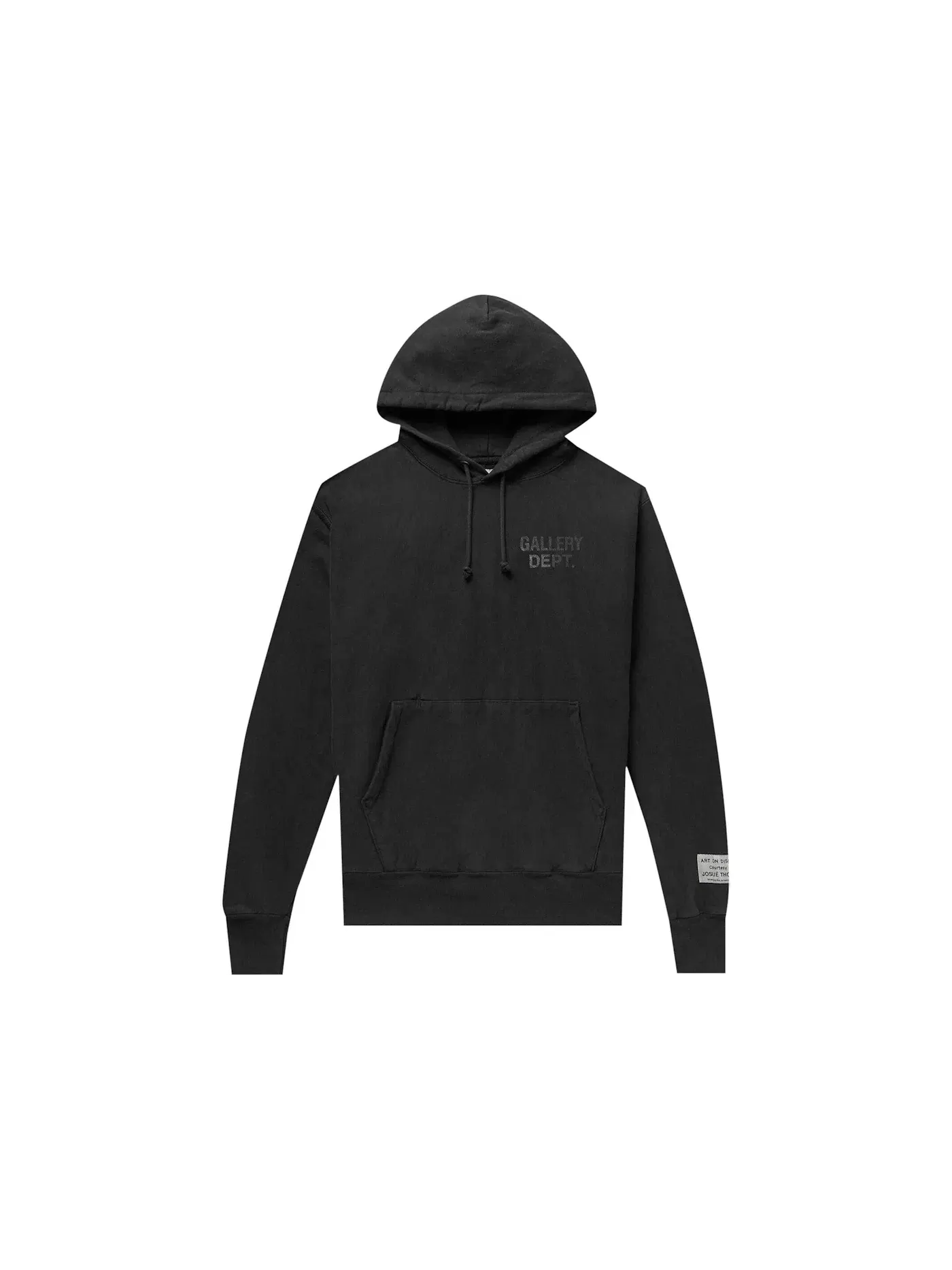 Мужской худи с принтом Gallery Dept. Hoodie — изображение 1 из 1, черный
