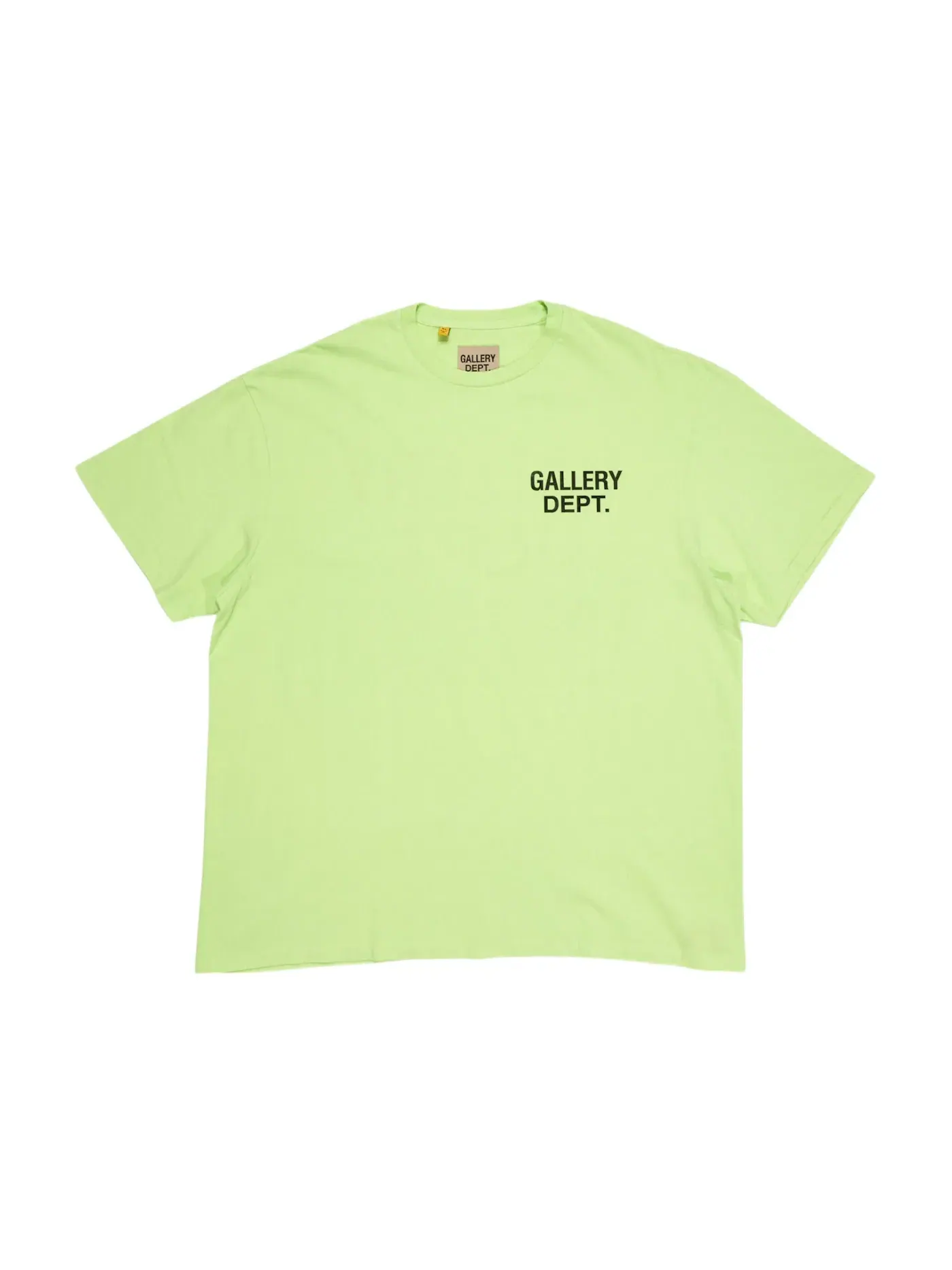 Мужская футболка с принтом Gallery Dept. Souvenir T-shirt — изображение 1 из 2, зеленый