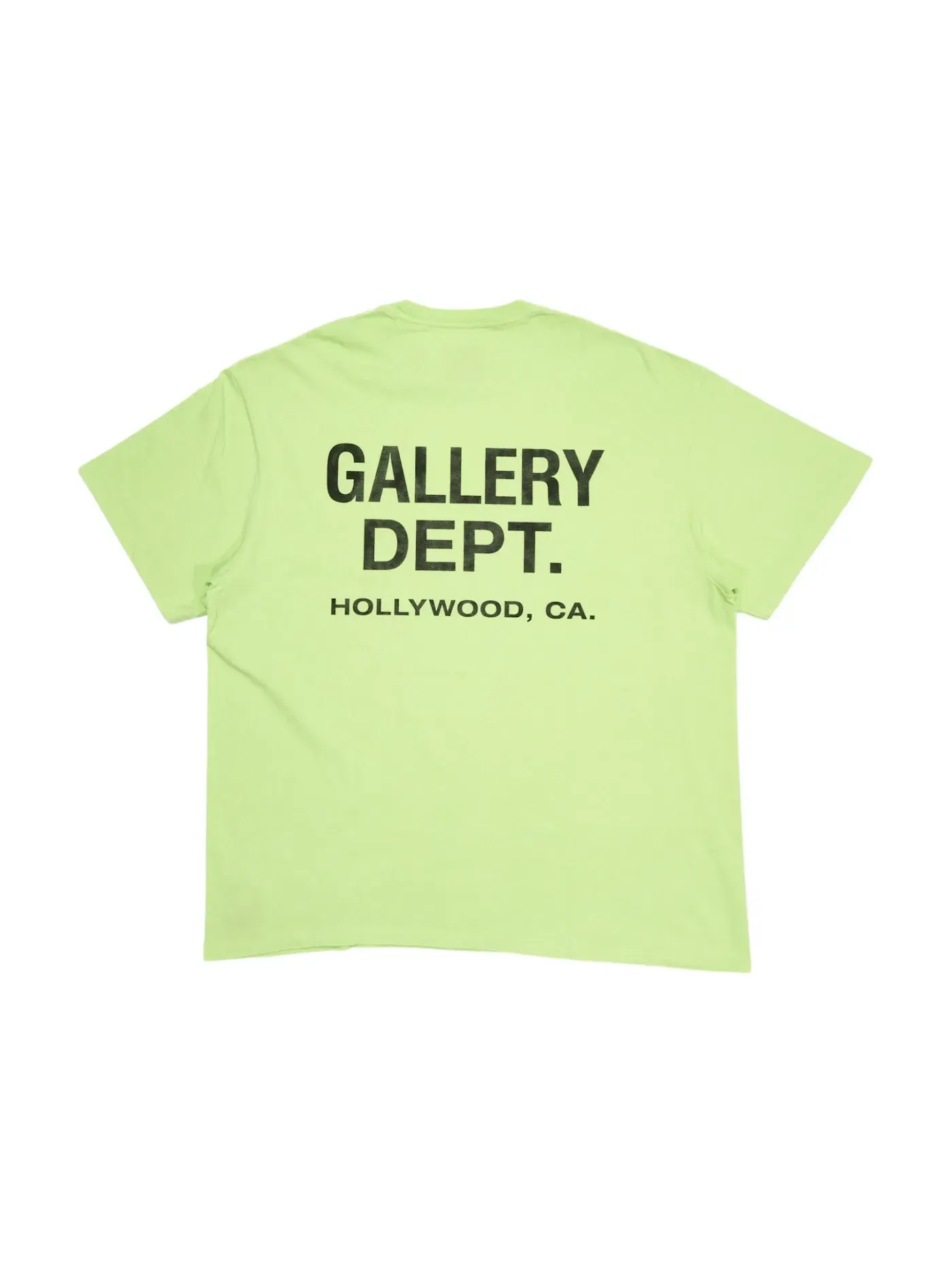 Мужская футболка с принтом Gallery Dept. Souvenir T-shirt — изображение 2 из 2, зеленый