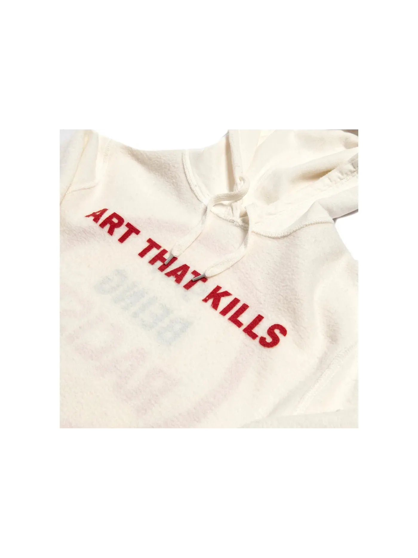 Мужской худи с принтом Gallery Dept. Stop Being Racist Reversible ATK Hoodie — изображение 2 из 2, белый