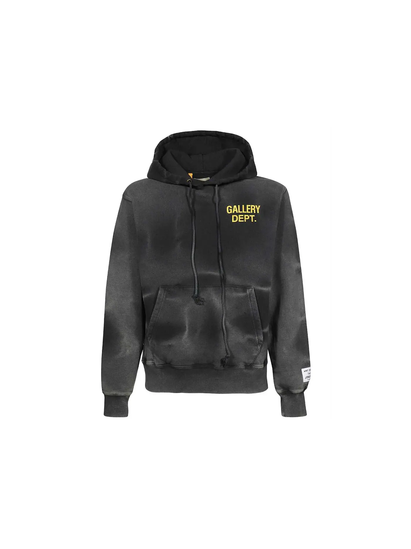 Мужской худи с принтом Gallery Dept. Sun Faded English Logo — изображение 1 из 1, черный