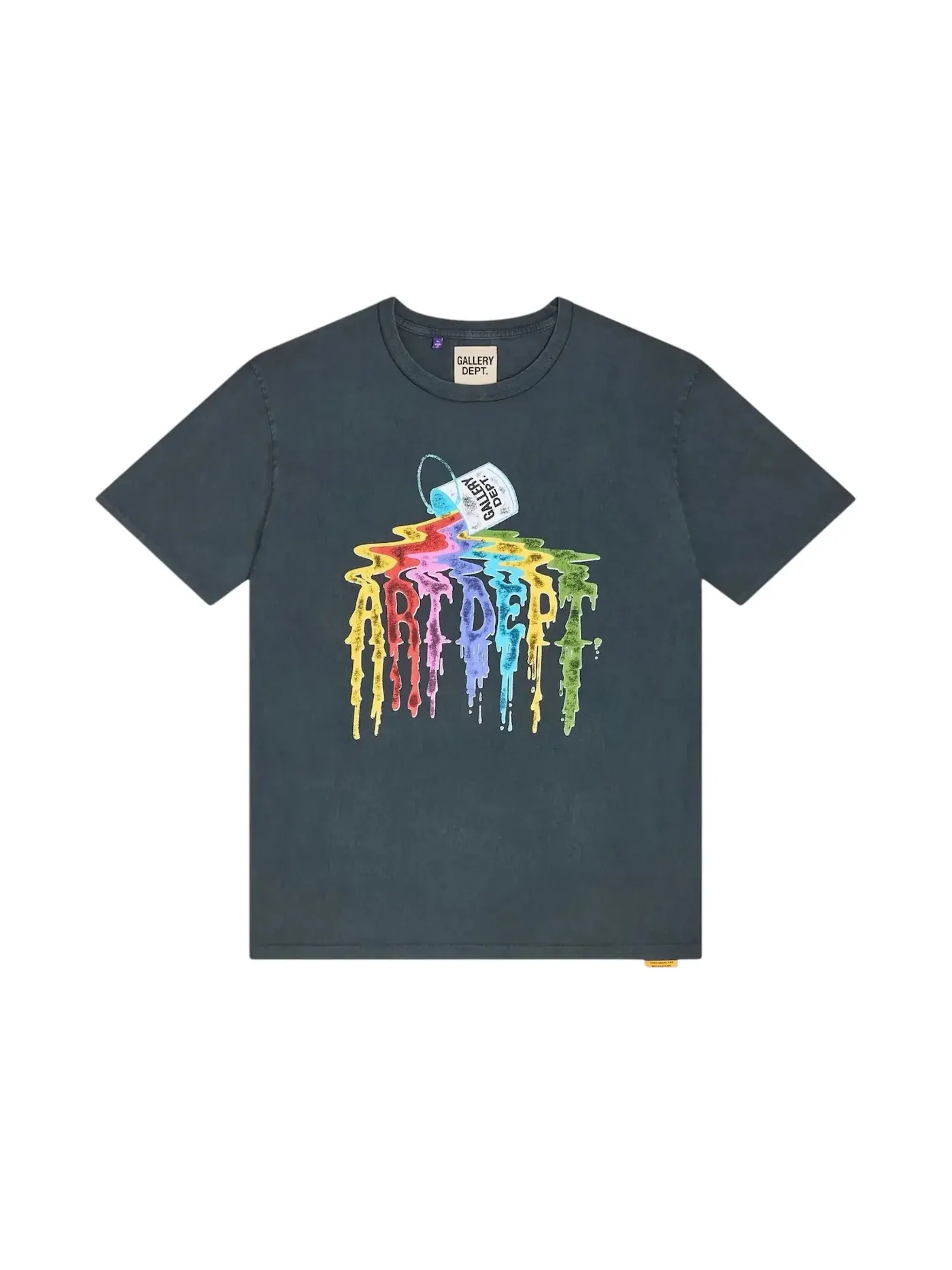 Мужская футболка с принтом Gallery Dept. Tee — изображение 1 из 1, винтажный черный