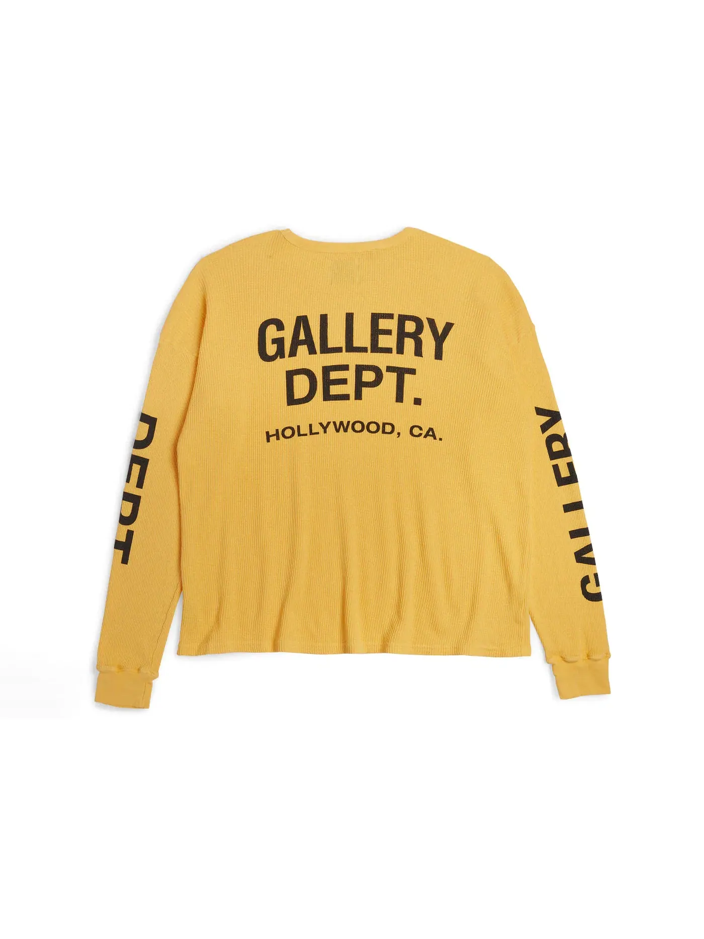 Мужская футболка с длинным рукавом Gallery Dept. T-Shirt — изображение 1 из 2, желтый