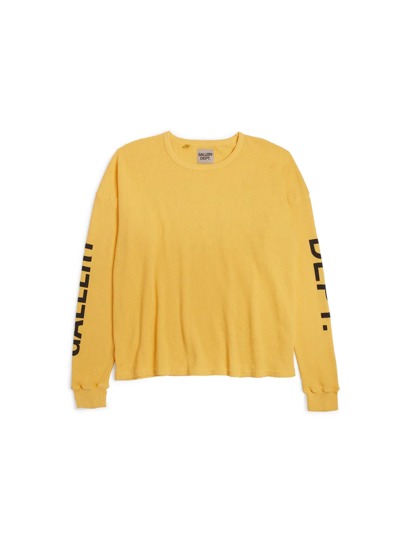 Мужская футболка с длинным рукавом Gallery Dept. T-Shirt — изображение 2 из 2, желтый